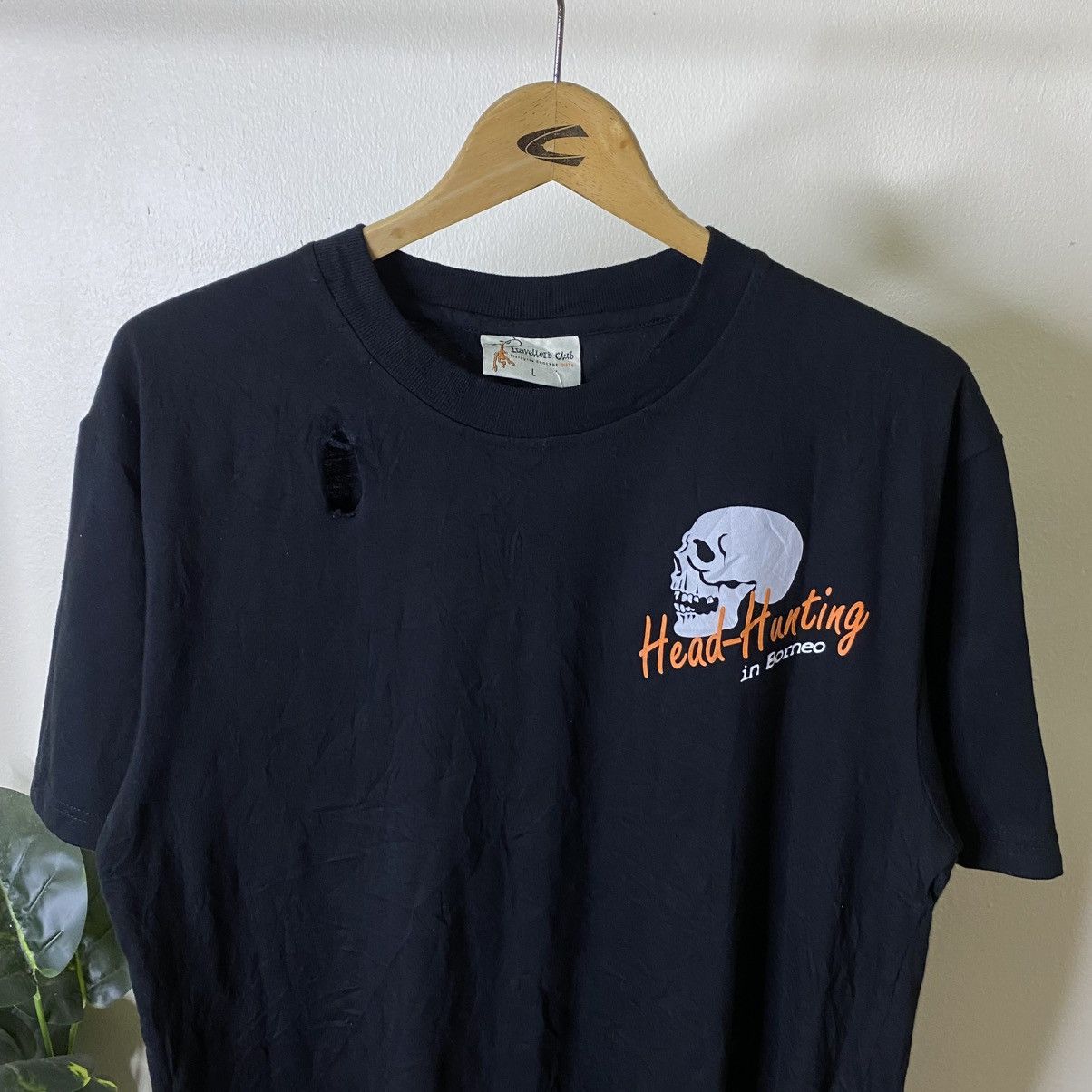 If Six Was Nine Head Hunting In Borneo Skulls Ifsixwasnine Gothic Punk Tee Size US L / EU 52-54 / 3 - 7 Thumbnail