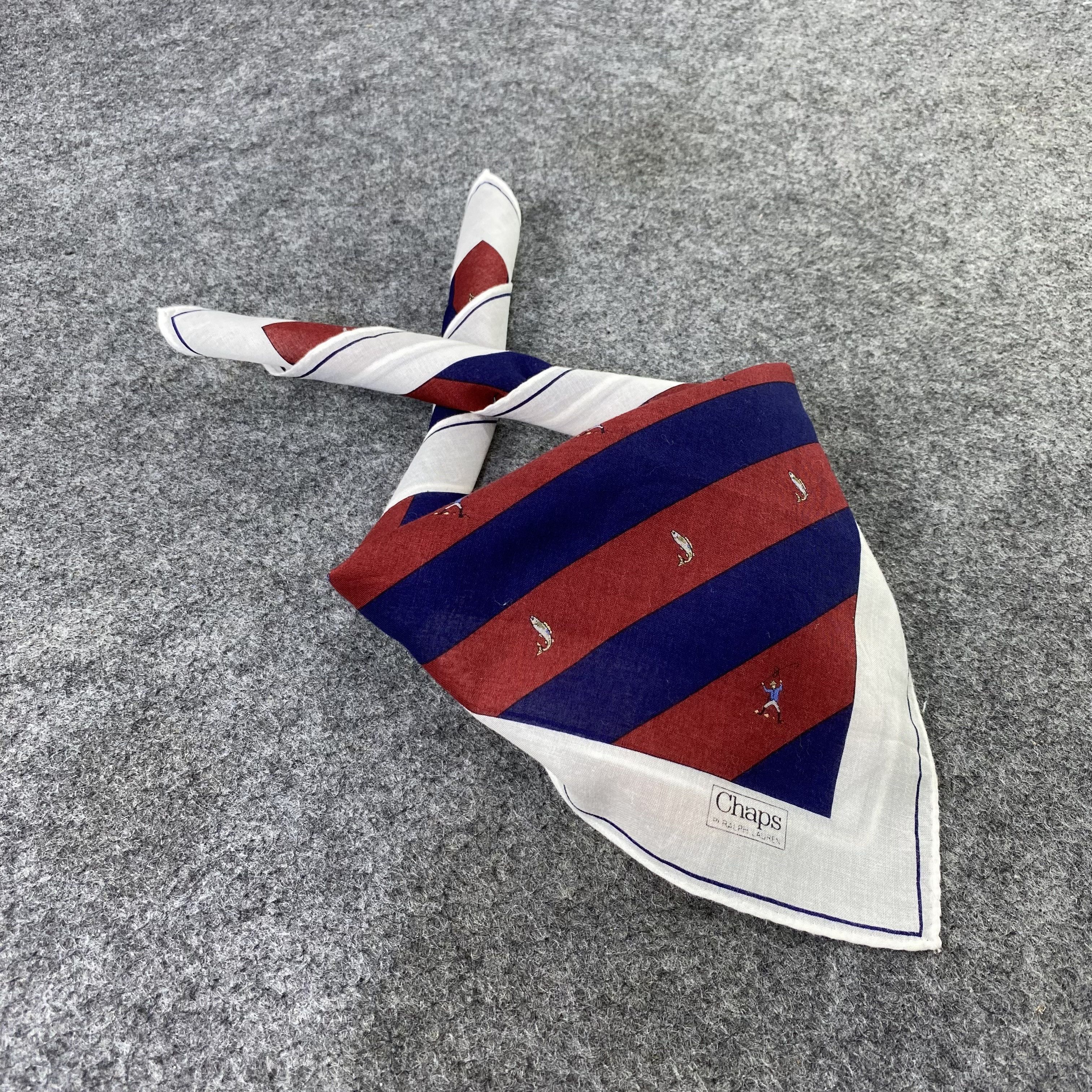 Chaps Ralph Lauren × Designer Chaps Ralph Lauren Handkerchief/Bandana / Neckerchief-B1076 Size ONE SIZE - 1 Thumbnail