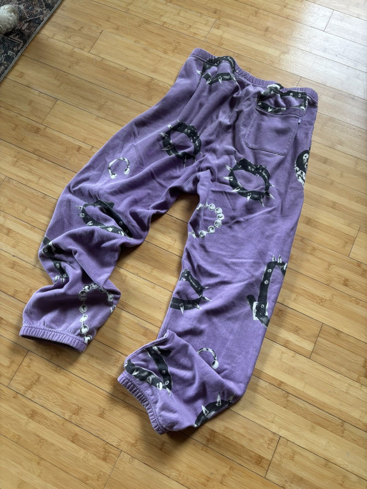 Supreme Studded Collar Sweatpants Size US 36 / EU 52 - 6 Thumbnail