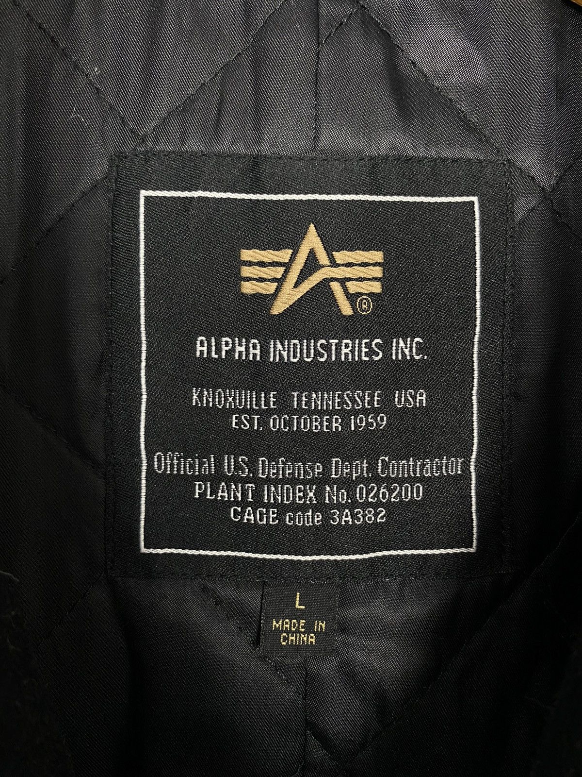 Alpha Industries Rare‼️ Alpha Industries Inc Wool Pea Coat Size US M / EU 48-50 / 2 - 5 Thumbnail