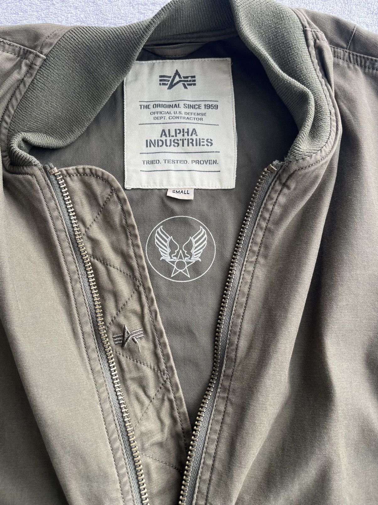 Vintage Vintage Alfa industries made in USA Size US S / EU 44-46 / 1 - 4 Thumbnail