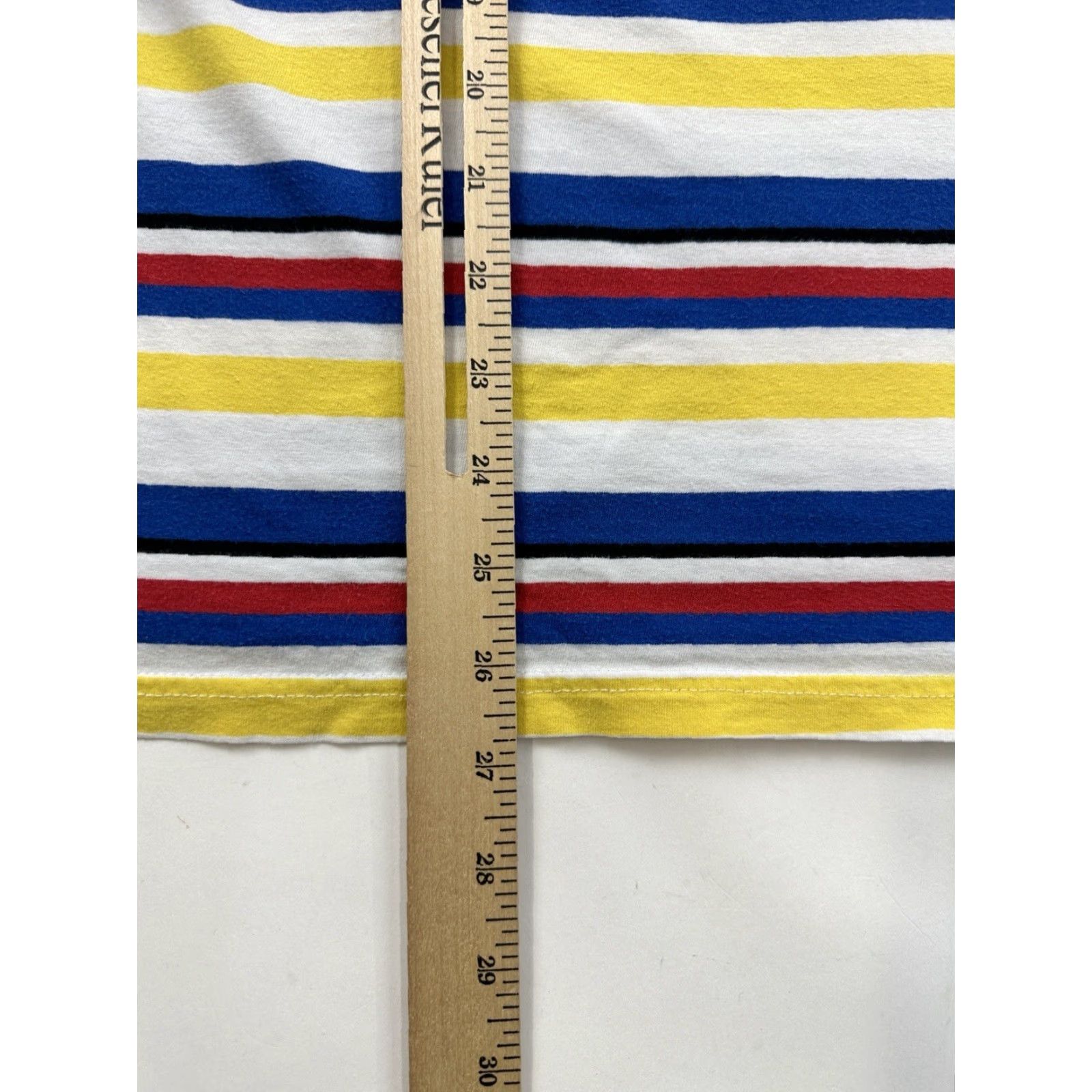 Disney Disney Disneyland Resort Shirt Mens L Striped Mickey Mouse Logo Short Sleeve Crew Neck Multicolor Cotton T-Shirt Disney Parks Theme Graphic Print Size US L / EU 52-54 / 3 - 7 Thumbnail