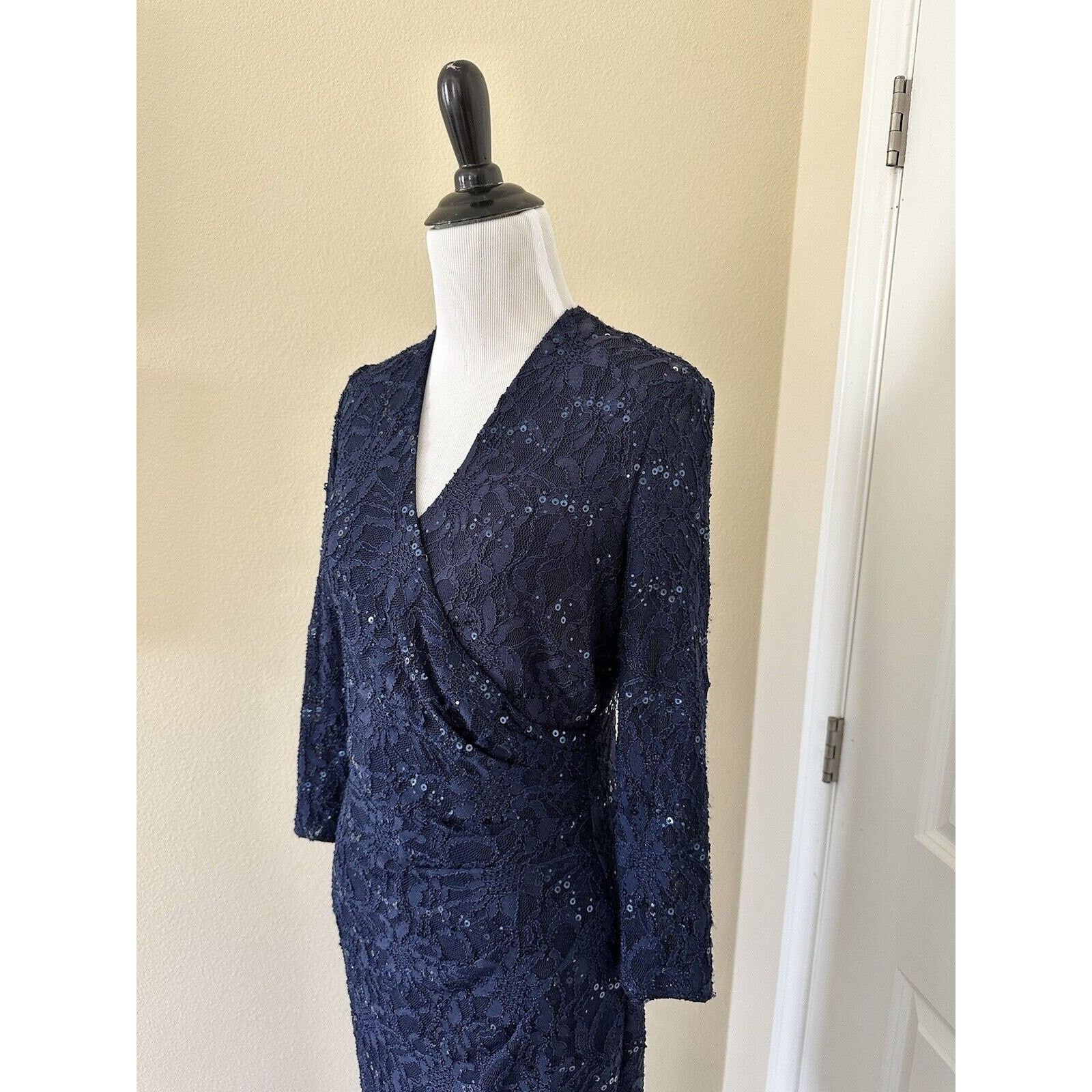 Ralph Lauren Ralph Lauren Blue Sequin Cocktail Dress Size 2 NWT Size XS / US 0-2 / IT 36-38 - 3 Thumbnail