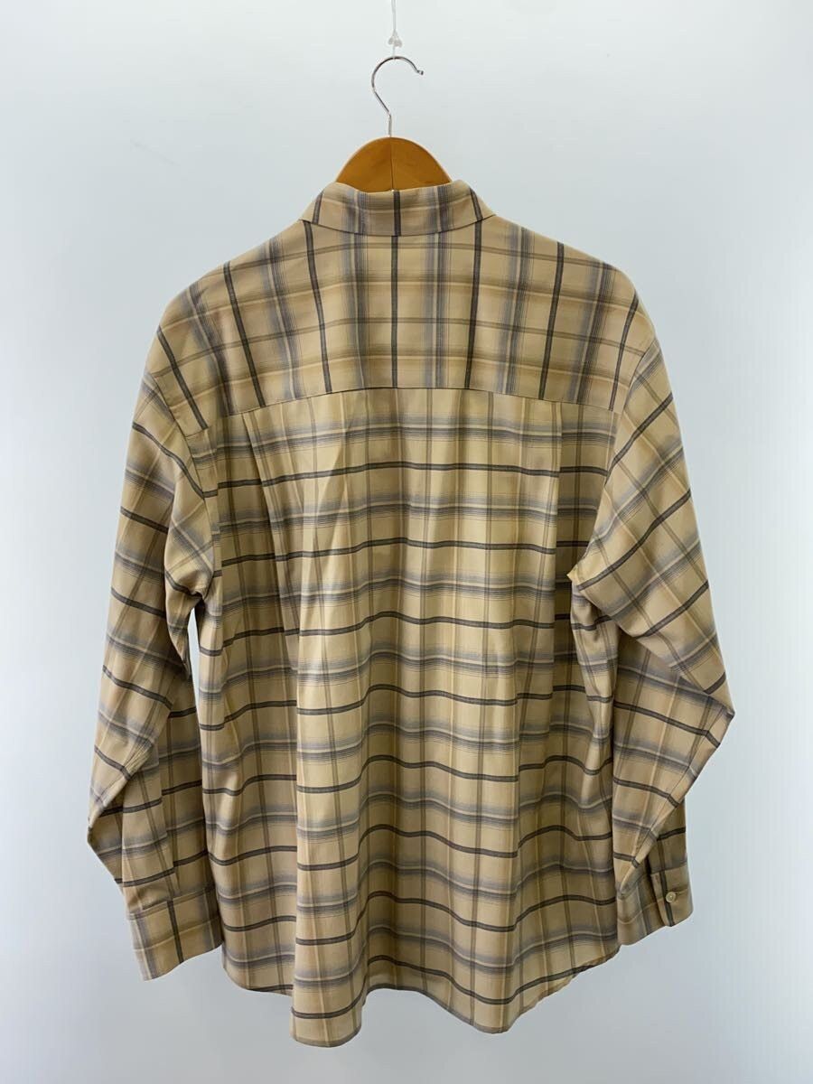 Auralee Beige Super Light Wool Check Shirt 24ss Size US XL / EU 56 / 4 - 2 Thumbnail