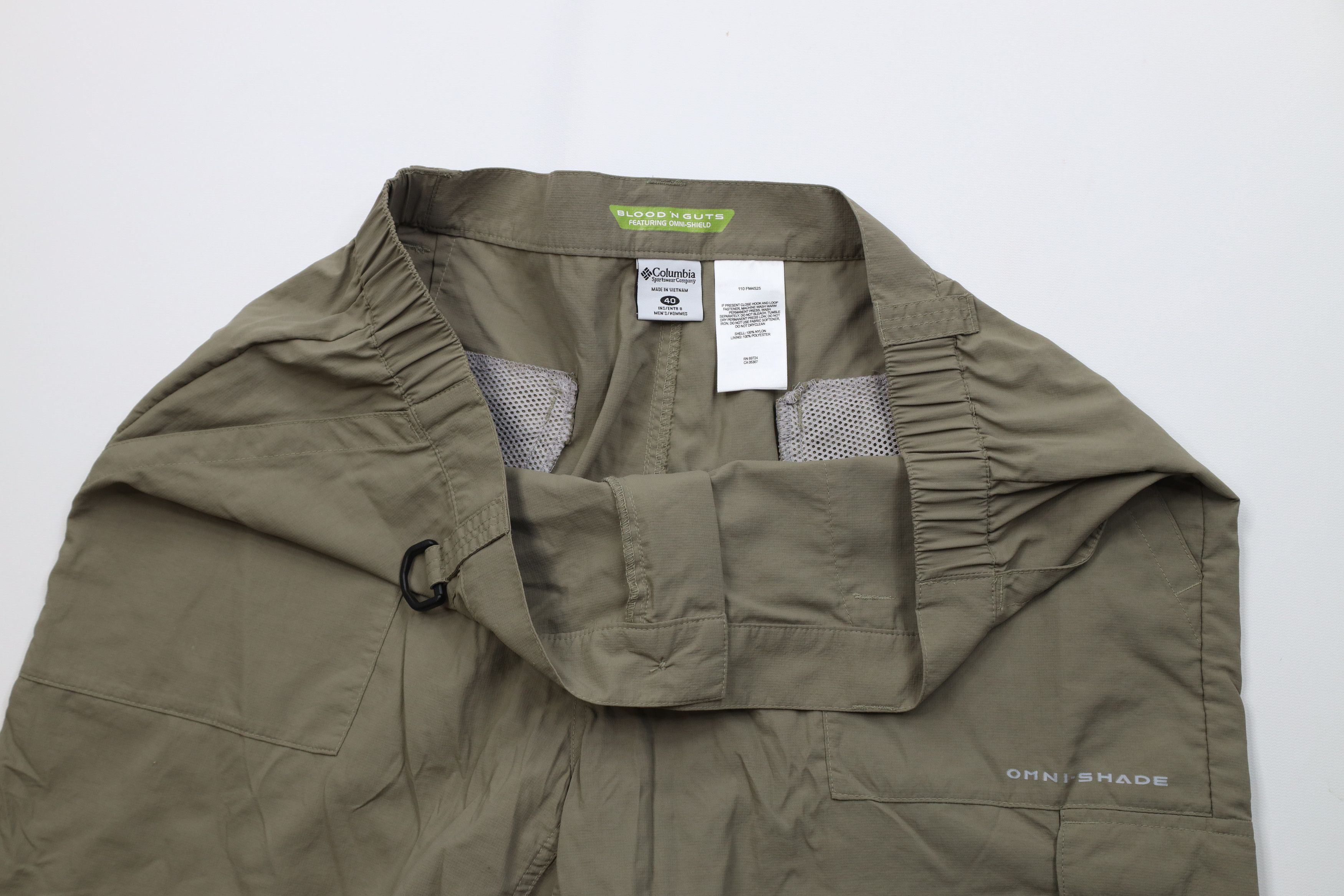 Columbia Vintage Y2K Columbia PFG Blood N Guts Fishing Shorts Beige Size US 40 / EU 56 - 7 Thumbnail