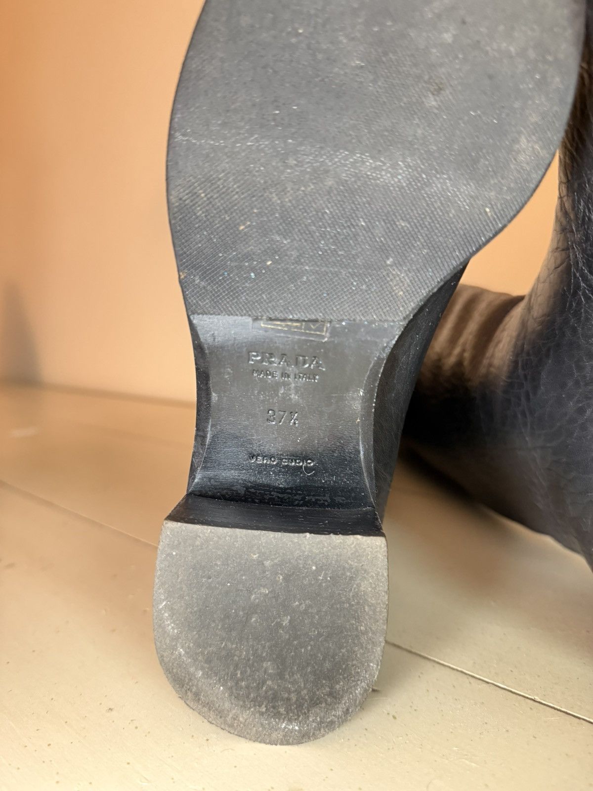 Prada Black Prada riding boots Size US 7.5 / IT 37.5 - 5 Thumbnail