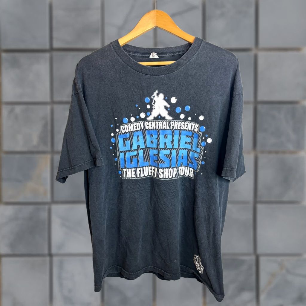 Vintage Gabriel Iglesias T-Shirt XL Comedy Central Shop Tour 2010 Stand Up Fluffy Men Size US XL / EU 56 / 4 - 1 Thumbnail