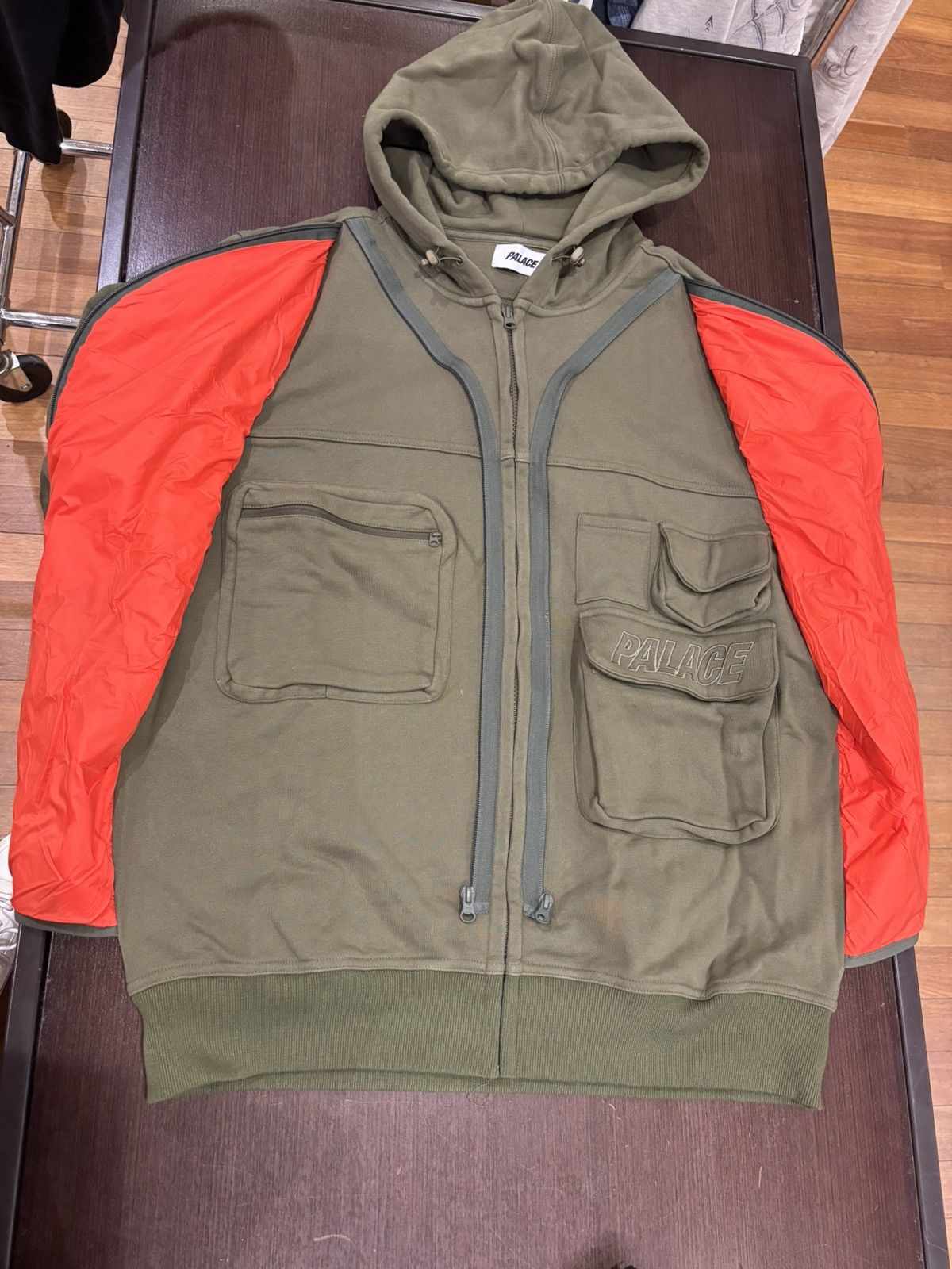 Palace Palace Tactical Zip Hooded Sweatshirt Size US XL / EU 56 / 4 - 3 Thumbnail