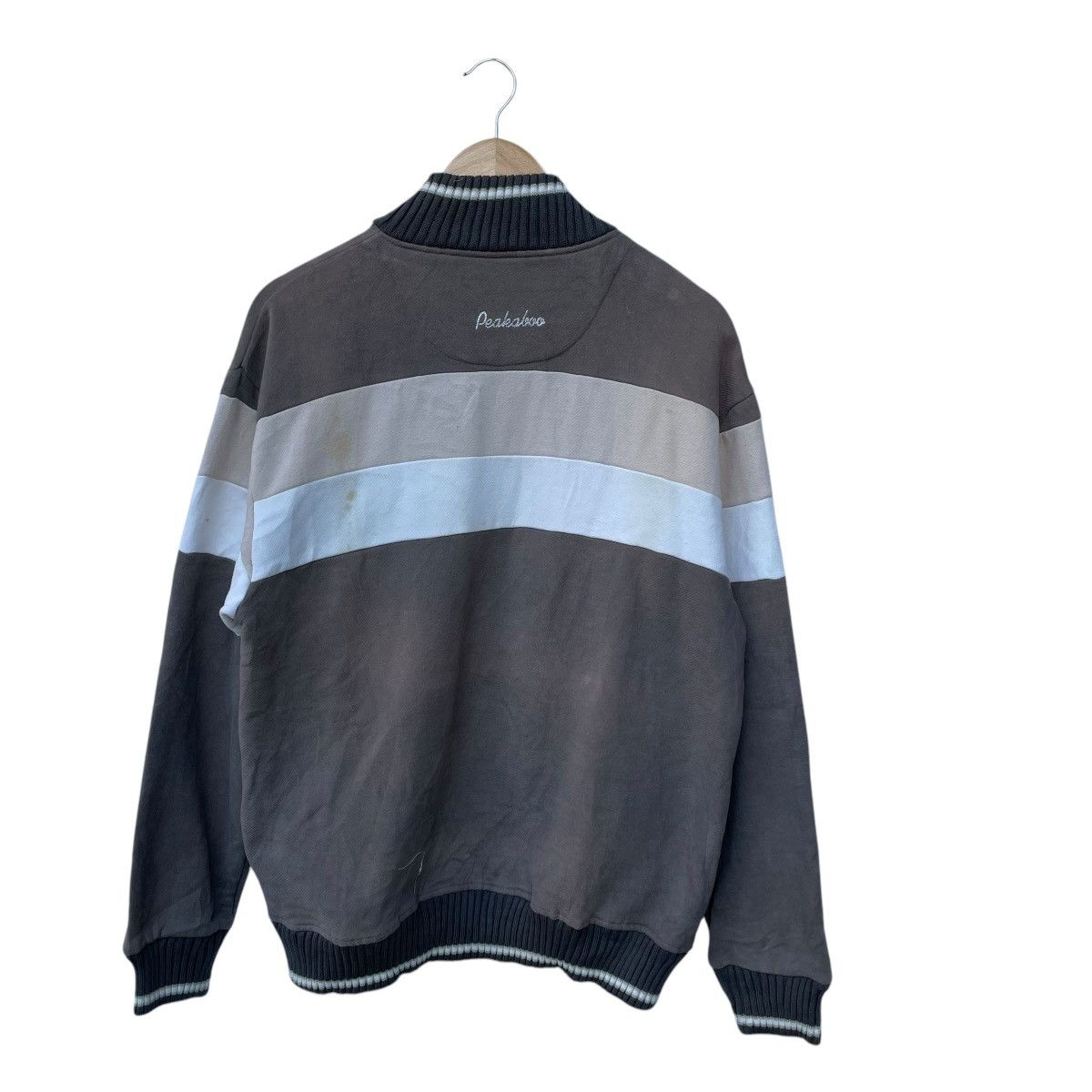 Japanese Brand × Vintage Vintage Japanese Brand Peakaboo Stripe Jacket Size US M / EU 48-50 / 2 - 2 Thumbnail