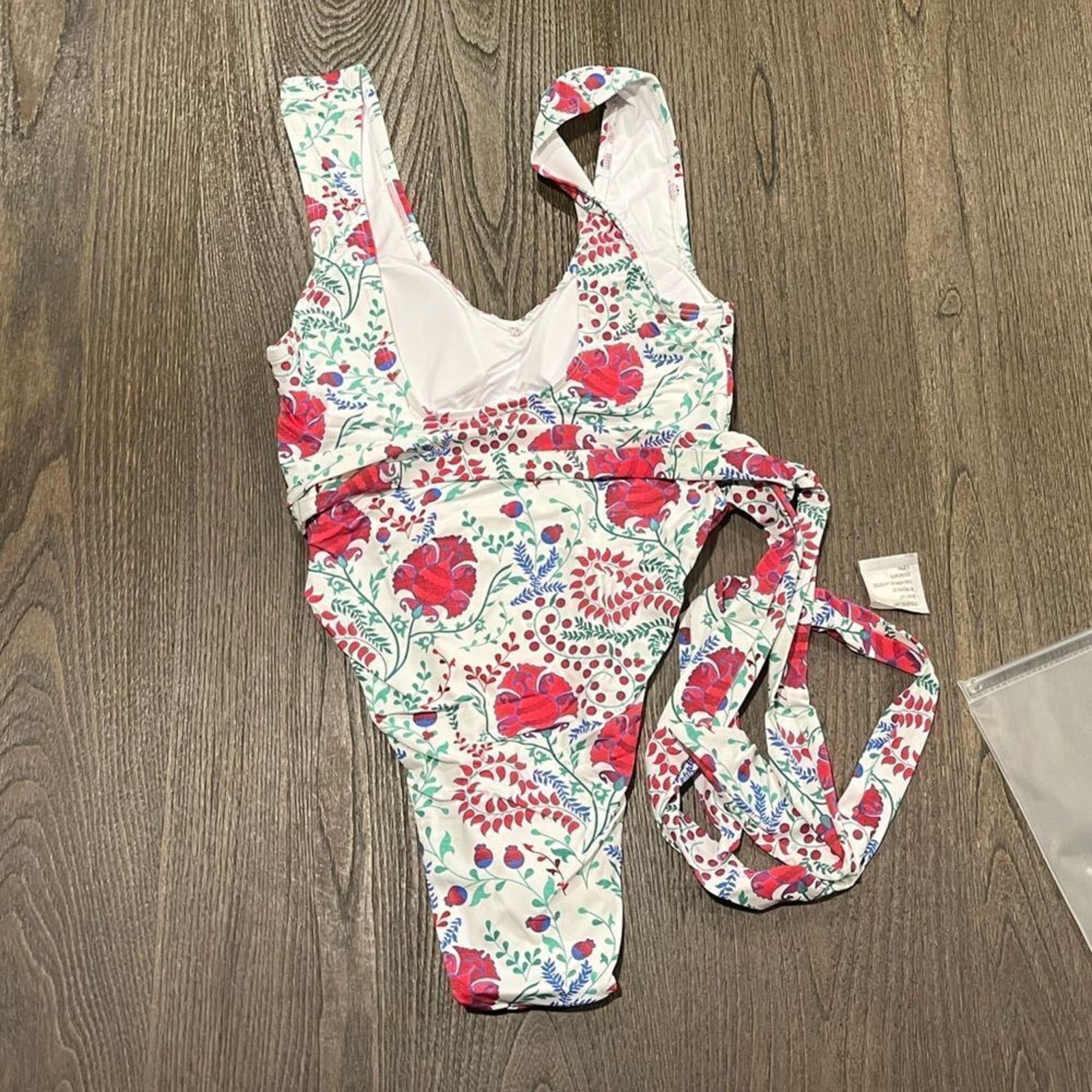 Vintage NWT Toluca Artemis Midi Wrap One Piece Swimsuit Size XS Size ONE SIZE - 7 Thumbnail