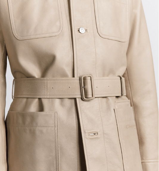 Dior o1w1db10525 443L42 Couture Safari Jacket in Beige Size US S / EU 44-46 / 1 - 7 Thumbnail
