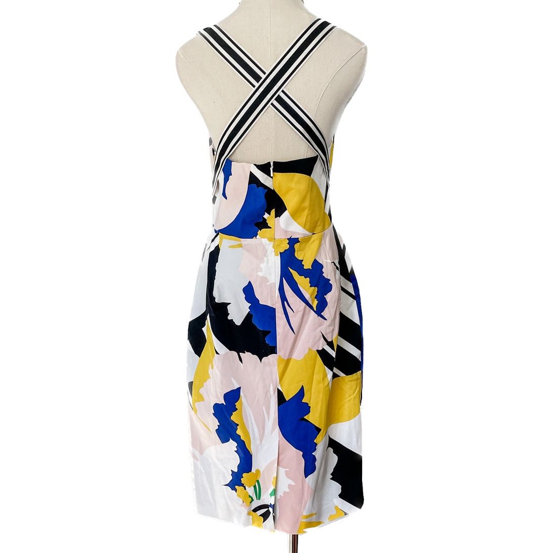 Karen Millen Karen Millen floral print crisscross strap cotton dress 8 Size M / US 6-8 / IT 42-44 - 7 Thumbnail