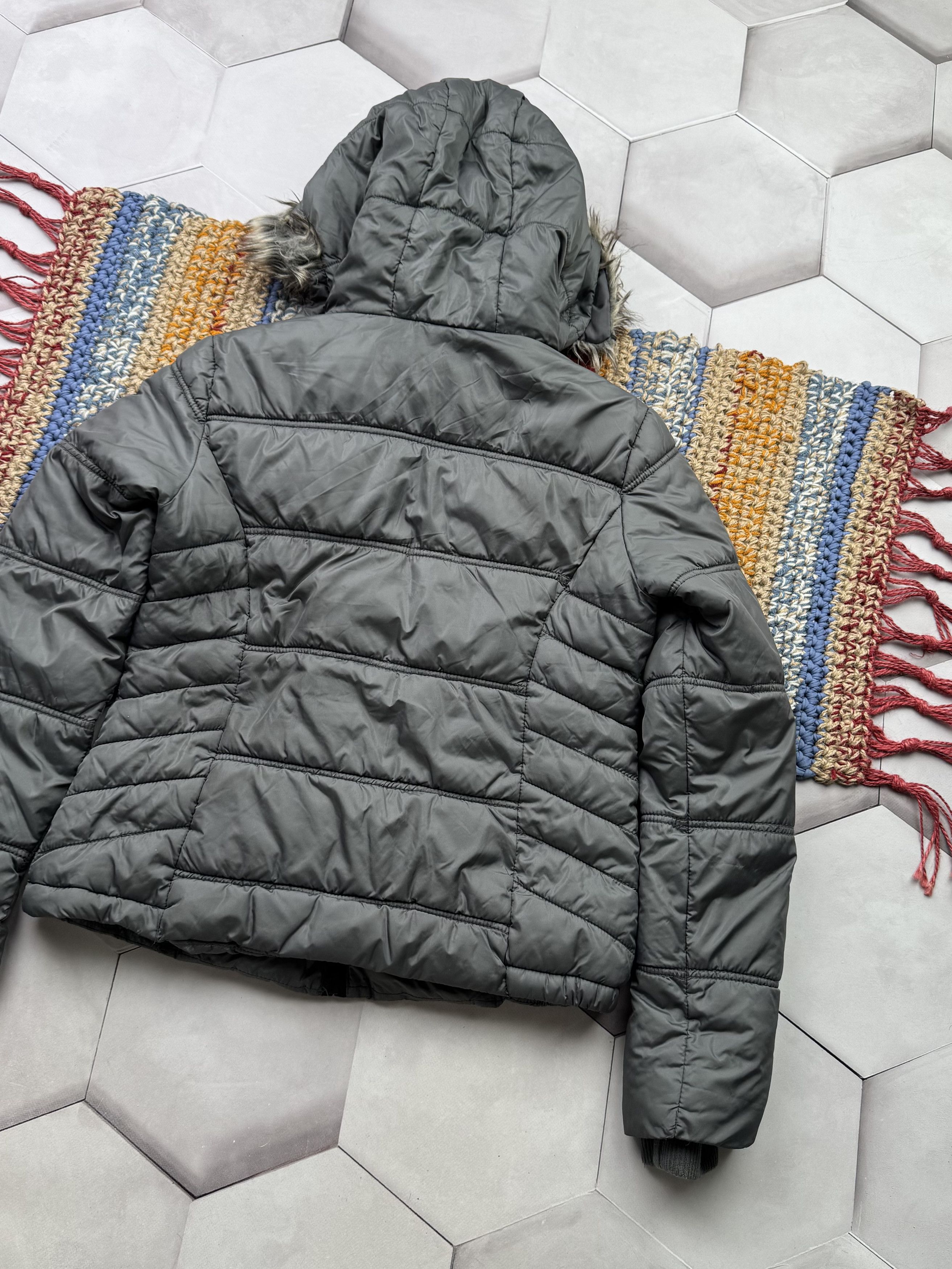 Japanese Brand Vintage Cropped Jacket With Faux Fur Hood (E4) Size M / US 6-8 / IT 42-44 - 11 Thumbnail