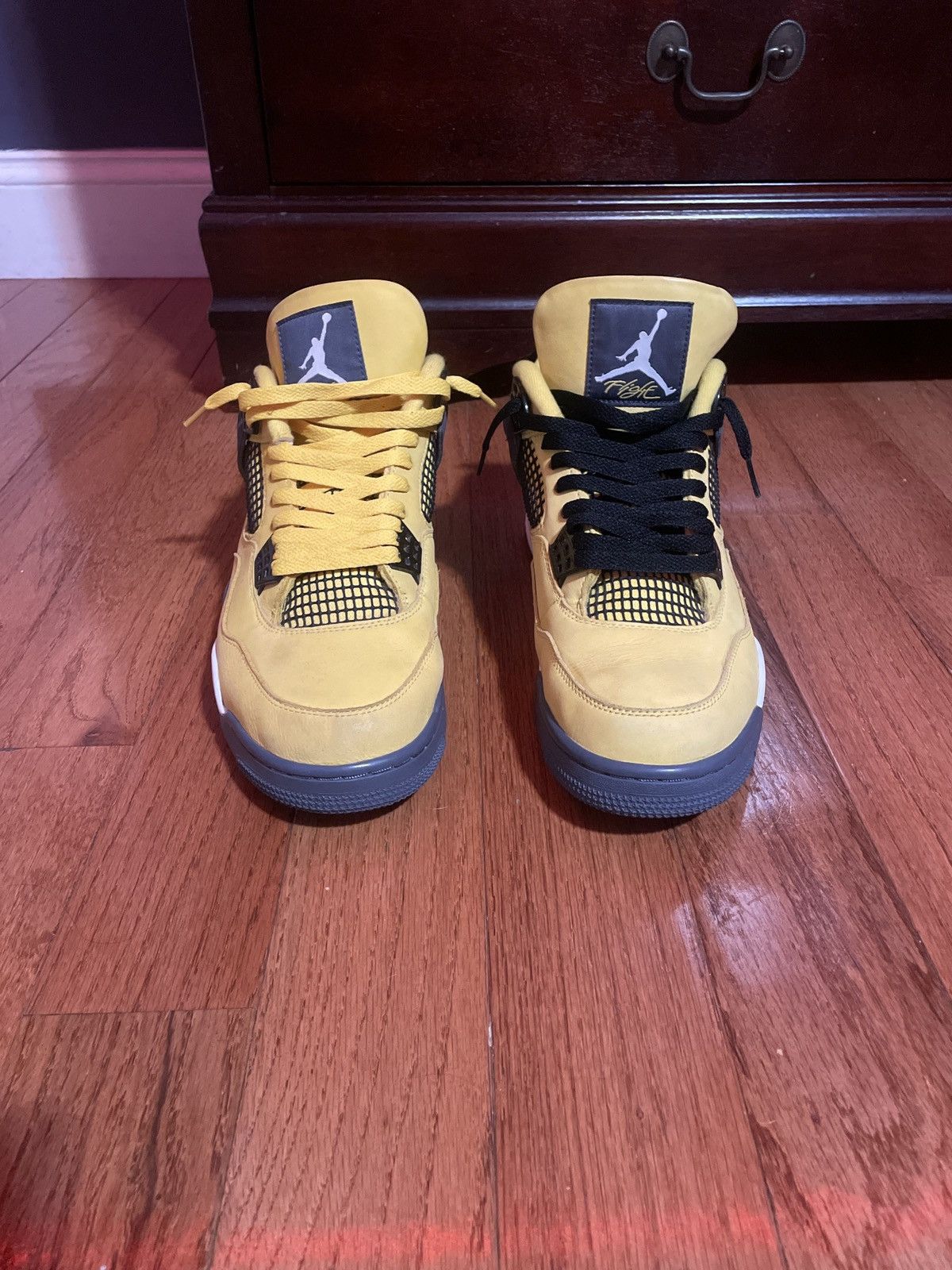 Jordan Brand Jordan 4 lightning comes with box Size US 12 / EU 45 - 2 Thumbnail