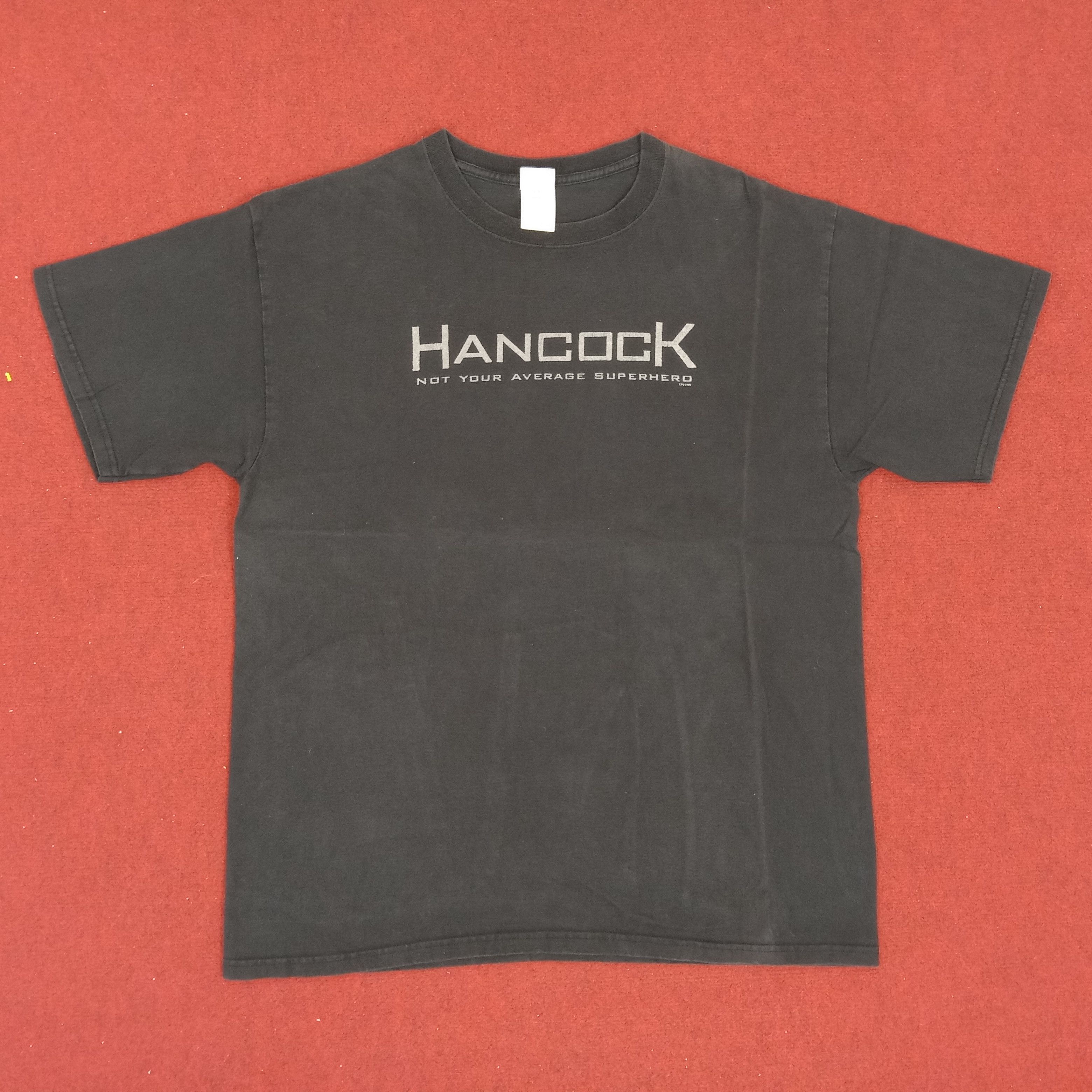 Vintage Hancock Super Hero Spell Out Design Vintage Tshirt Size US XL / EU 56 / 4 - 1 Thumbnail