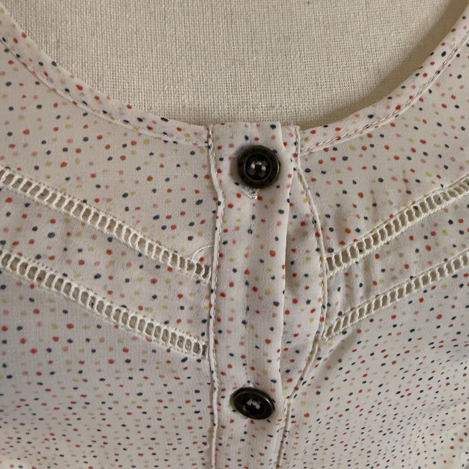 Quiksilver Quick Silver polka dot sheer swim coverup mini dress SZ XS Size XS / US 0-2 / IT 36-38 - 4 Thumbnail