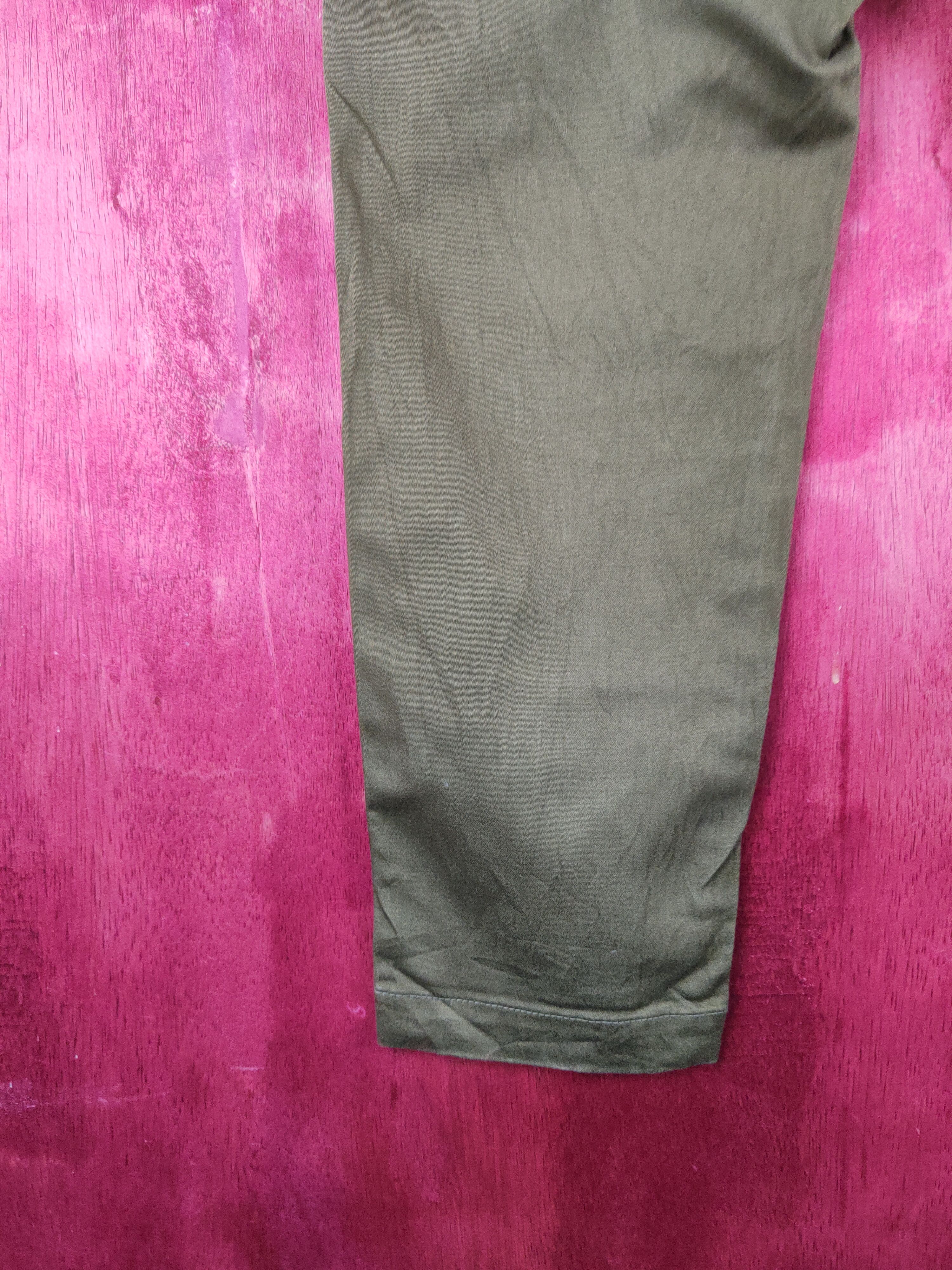 Japanese Brand Deep Blue Dark Olive Multipocket Casual Pants #S1736 Size US 29 - 9 Thumbnail