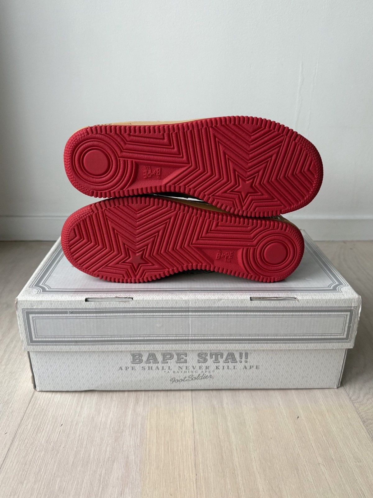 Bape 2007 Bapesta Low Kanye West College Drop Out Size US 8.5 / EU 41-42 - 10 Thumbnail