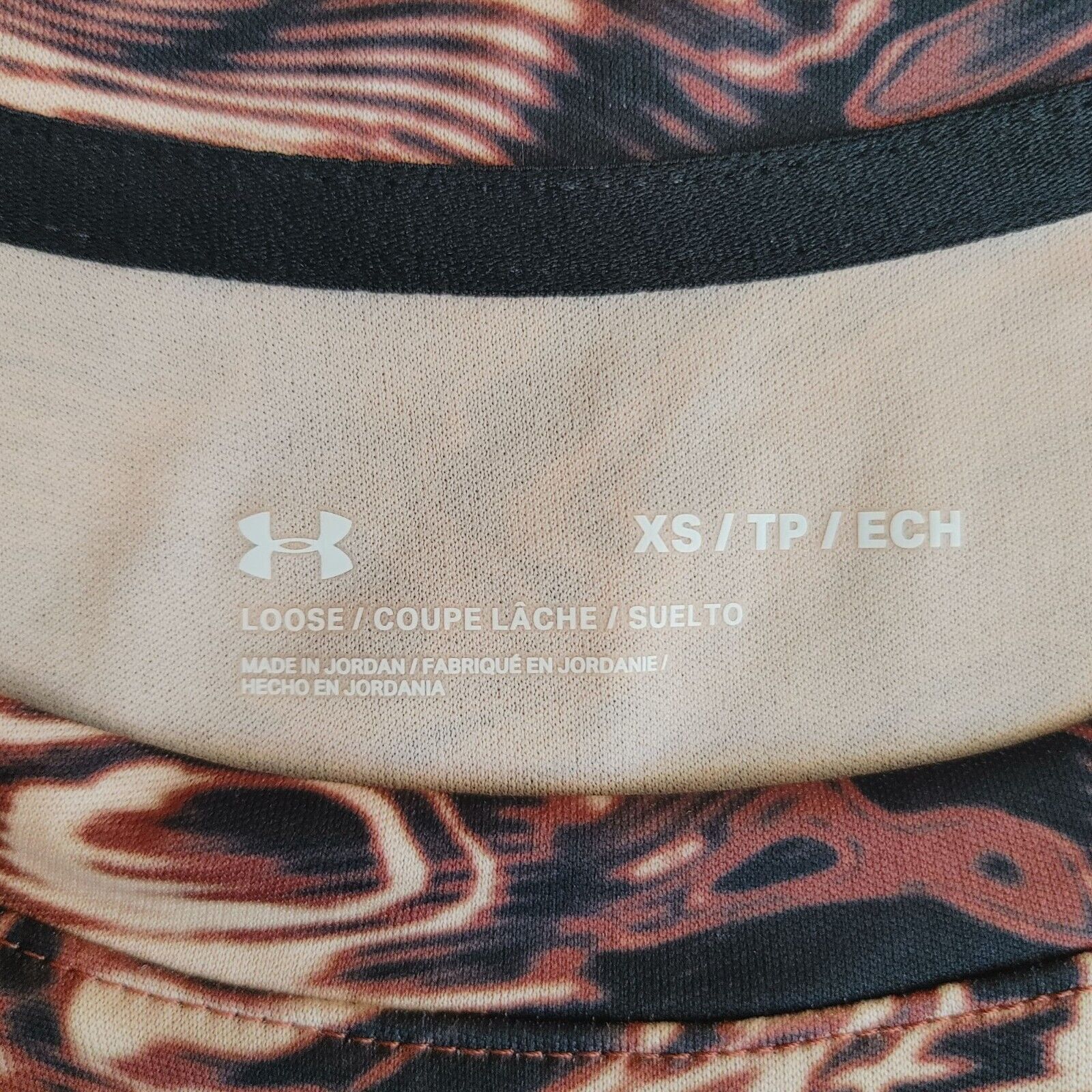 Under Armour Under Armor Women's Brown Loose Fit Active wear T-shirt XS Size XS / US 0-2 / IT 36-38 - 3 Thumbnail