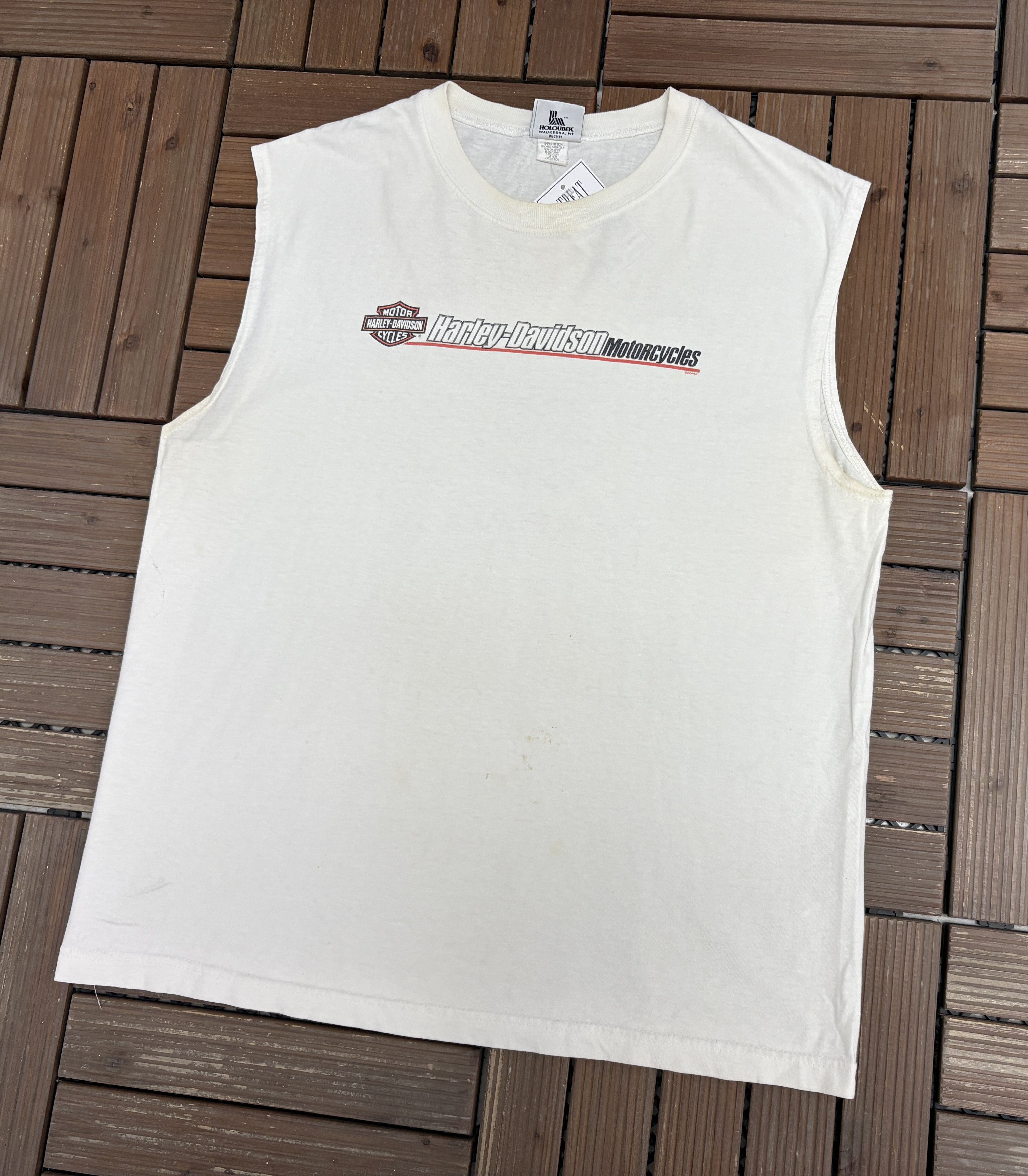 Vintage Harley Davidson Hilo, Hawaii Vintage Tank Top Tee Size US L / EU 52-54 / 3 - 3 Thumbnail