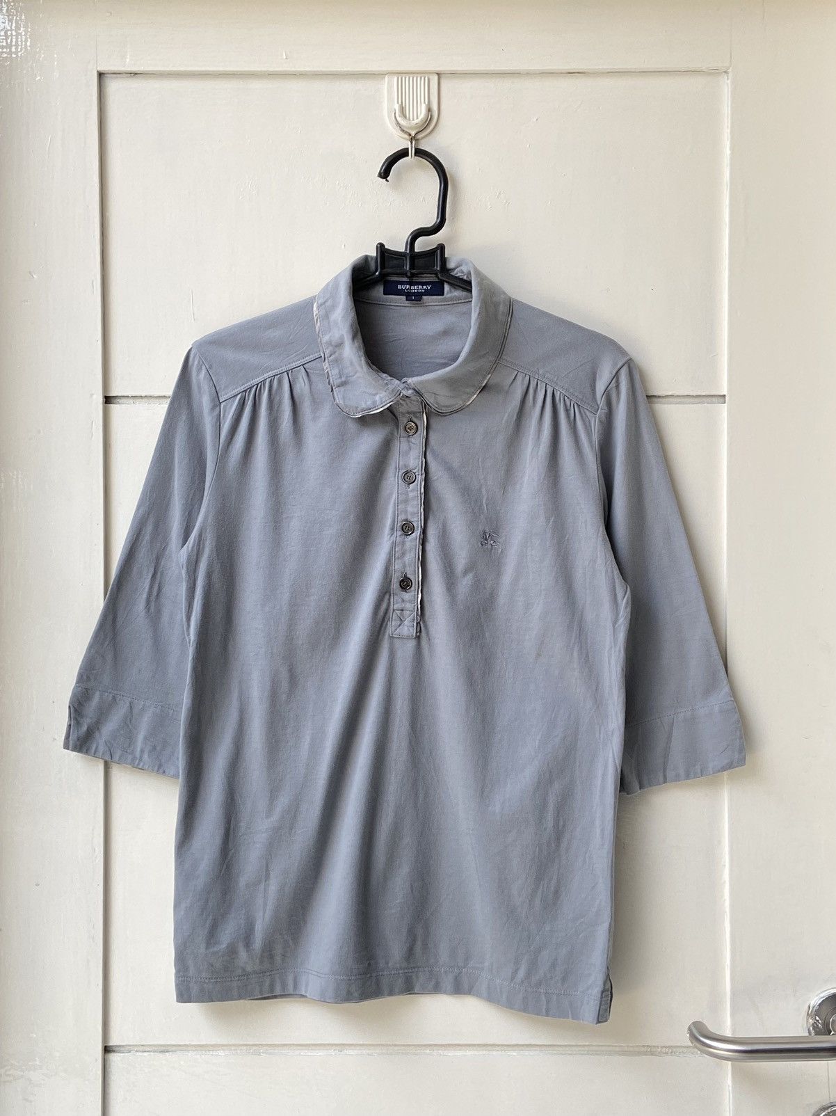 Burberry BURBERRY Grey T-Shirt Size US XS / EU 42 / 0 - 9 Thumbnail