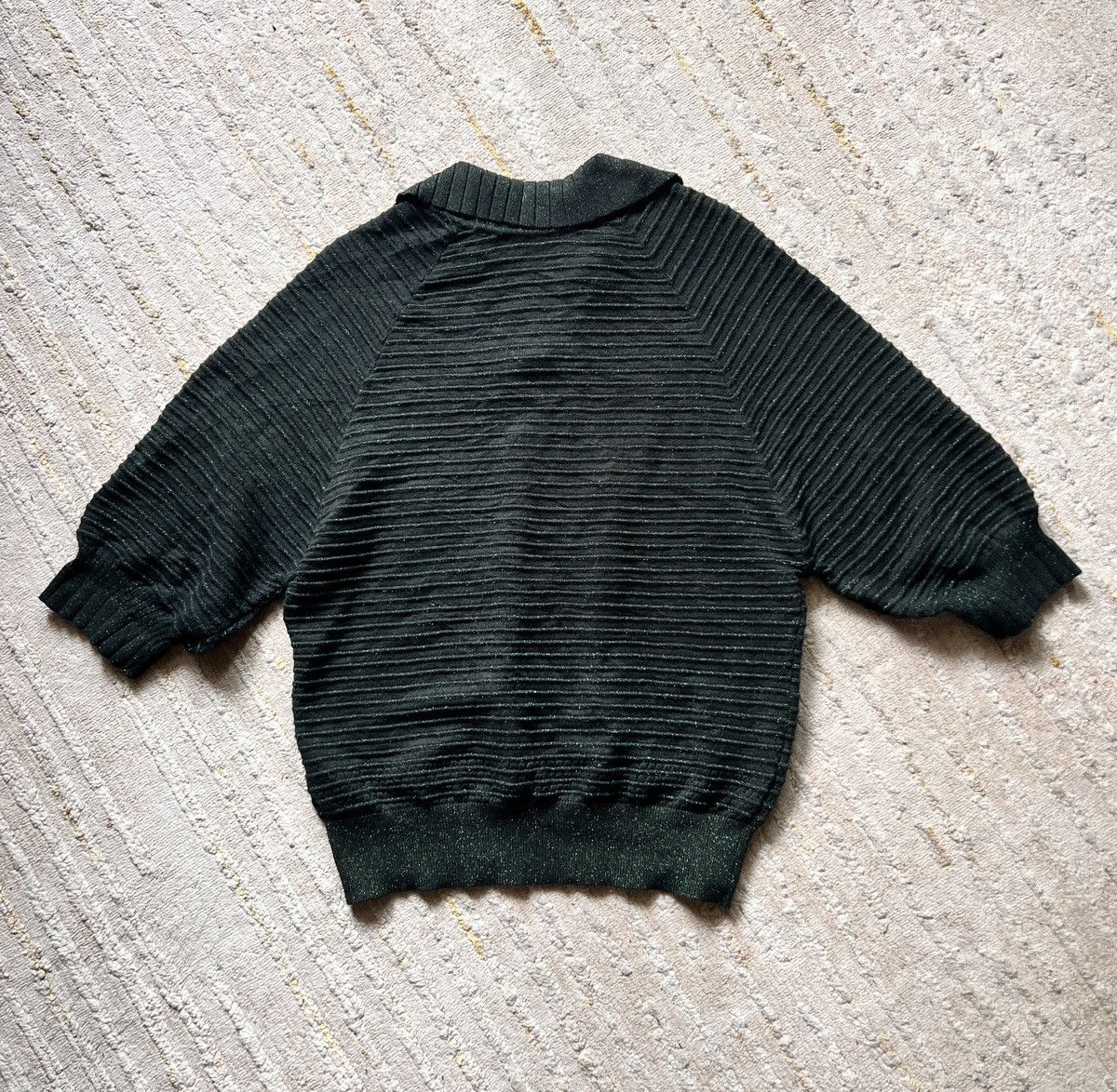 Karl Lagerfeld Karl Legerfeld Pleated Glitter Top/Sweater Size M / US 6-8 / IT 42-44 - 4 Thumbnail
