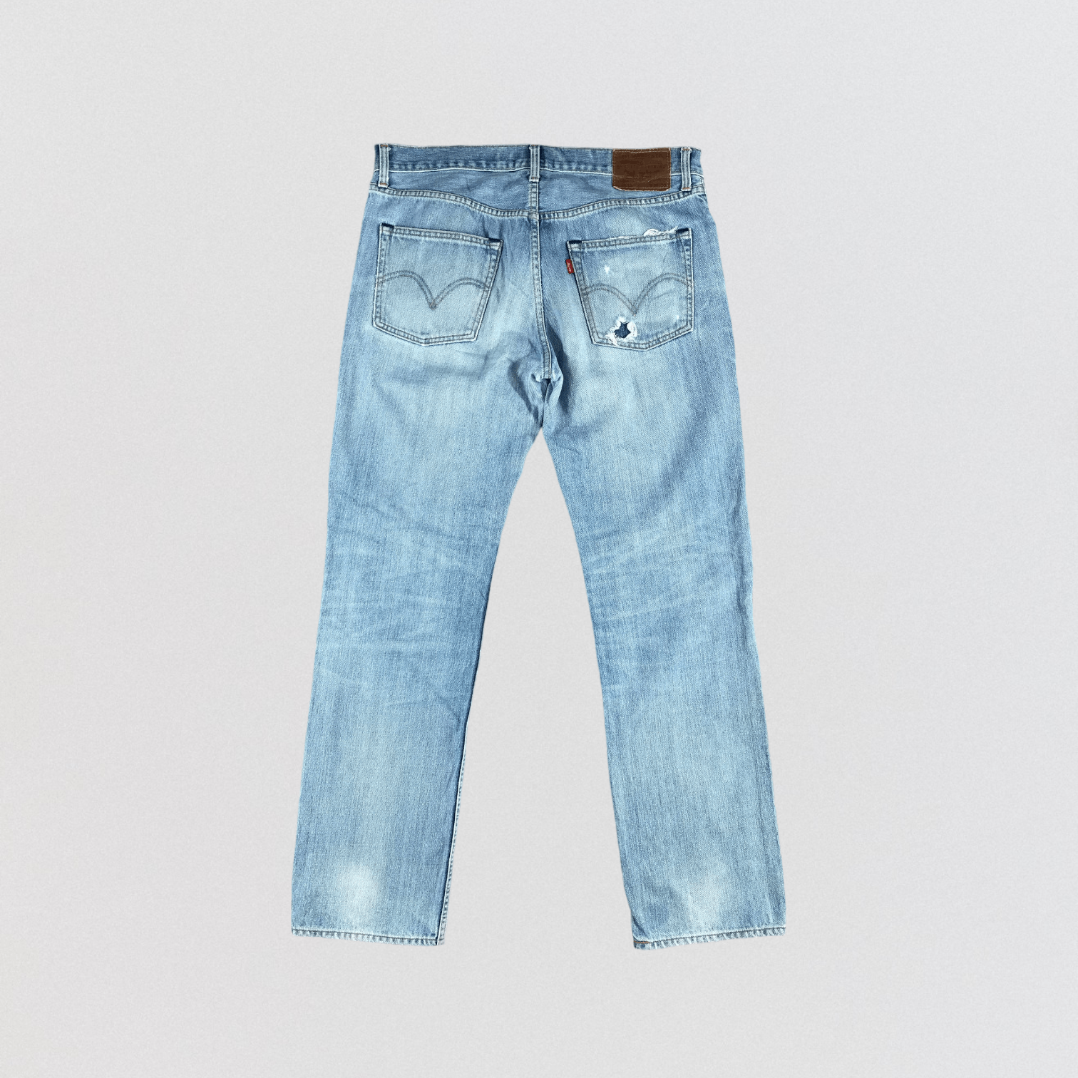 Levi's × Vintage Vintage Blue Wash Levis 502 Jeans-JM2754 Size US 37 - 2 Thumbnail
