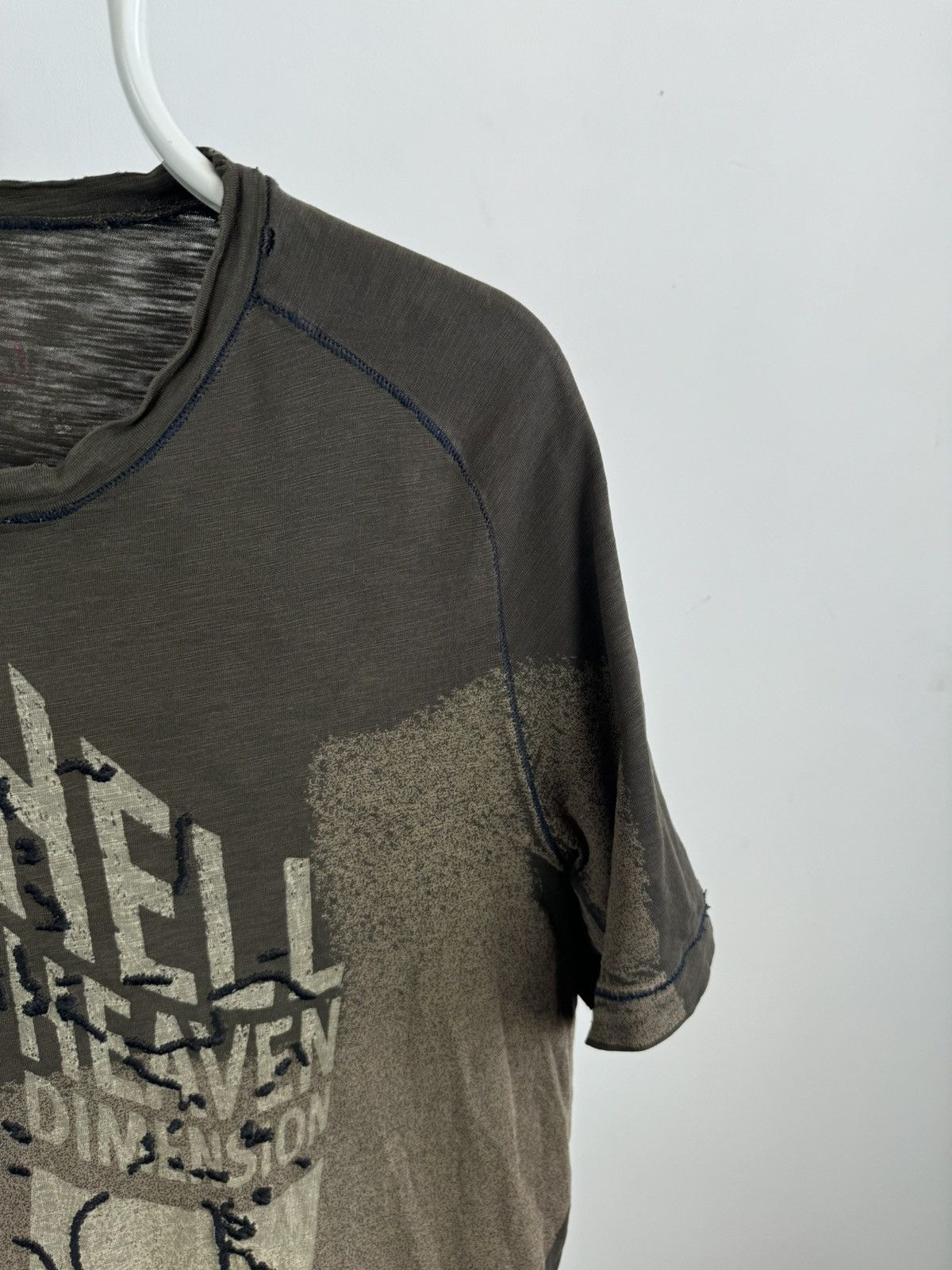 Marithe + Francois Girbaud Vintage Marithe Francois Girbaud Hell Heaven Dimension Tee Size US XXL / EU 58 / 5 - 4 Thumbnail