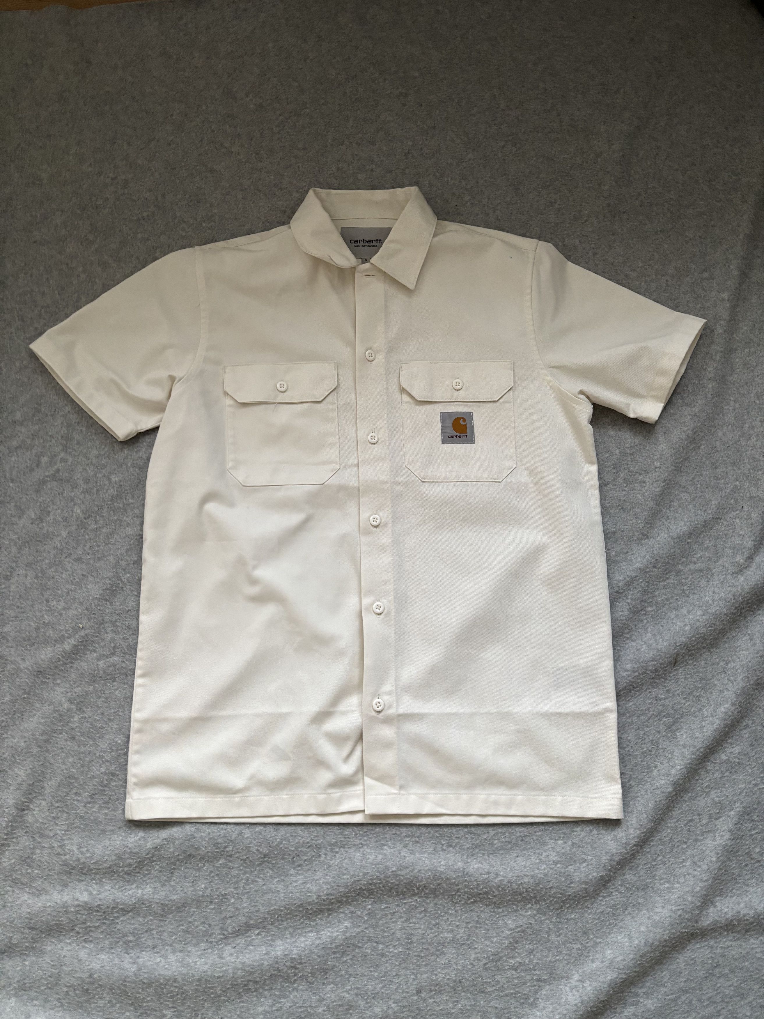Carhartt CARHARTT WIP S/S Master Shirt Wax Size US S / EU 44-46 / 1 - 1 Thumbnail
