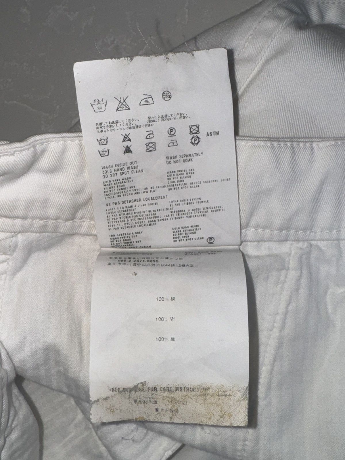 Prada vintage prada made italy 100% cotton white pants 36x29 m Size US 36 / EU 52 - 15 Thumbnail