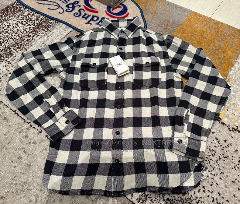 RRL Ralph Lauren RRL Ralph Lauren Black and white checkered shirt Size US XS / EU 42 / 0 - 2 Thumbnail