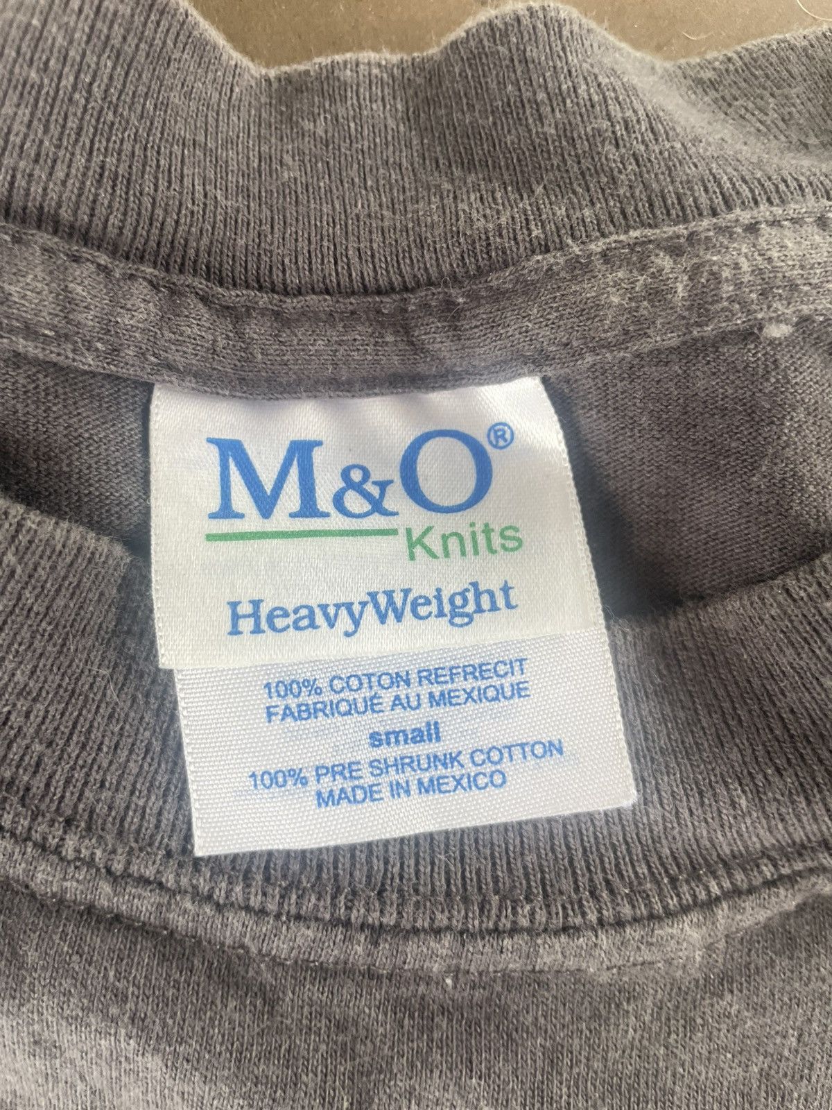 Other 1997 RARE M&O Knits Heavyweight NIRVANA Grey and Yellow Tee Size US S / EU 44-46 / 1 - 3 Thumbnail