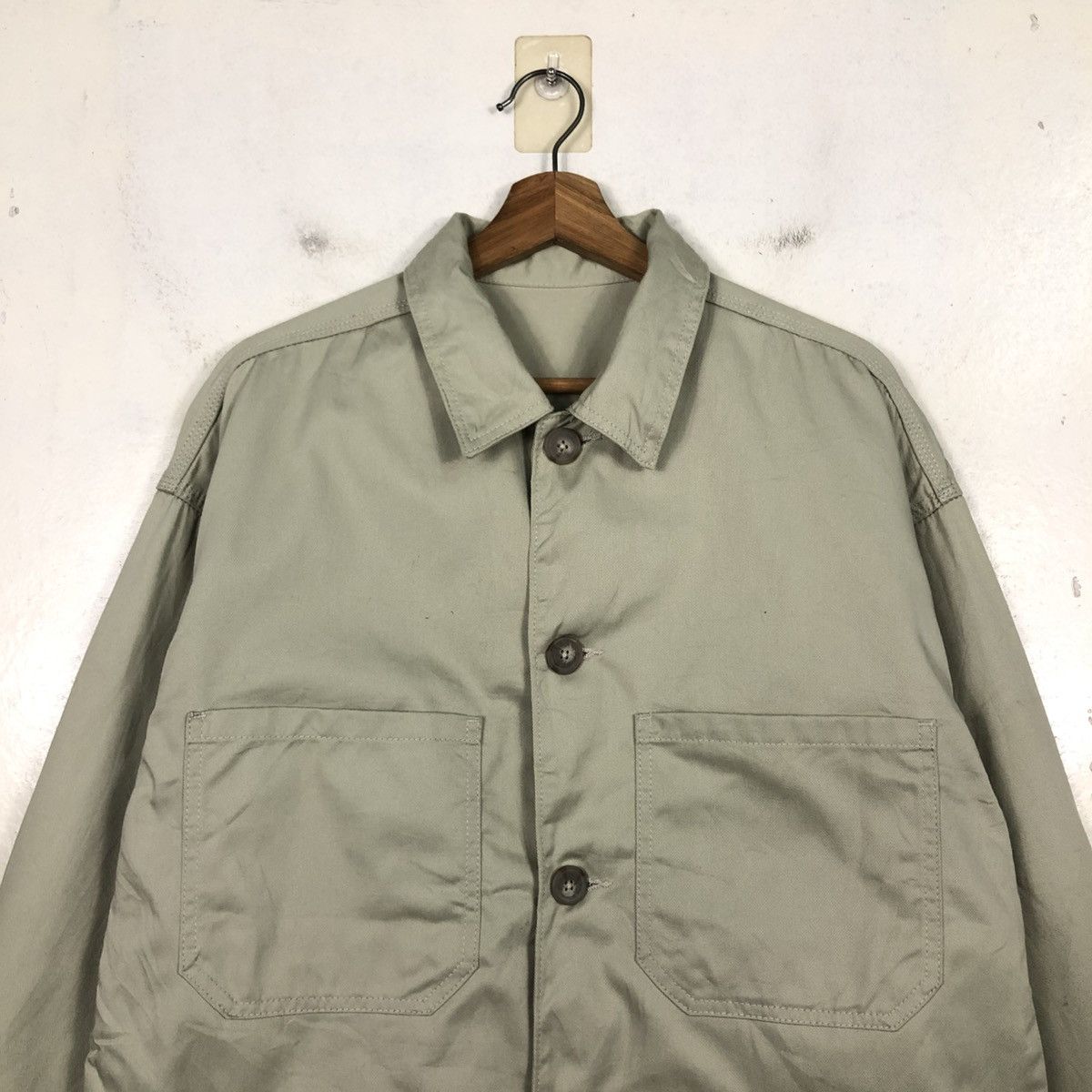 Japanese Brand 📌Vintage Chore Work Jacket GU Japan Issey Miyake Detroit Size US M / EU 48-50 / 2 - 5 Thumbnail
