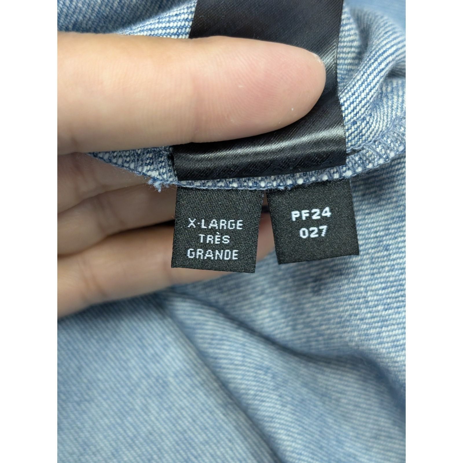 Amiri o1rshd1 Sunfaded Baseball Shirt Perfect in Indigo Blue Size US XL / EU 56 / 4 - 9 Thumbnail
