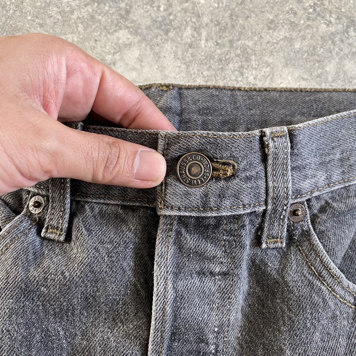 Levi's Vintage 1993 Levi’s 501 Ash Grey Denim Jeans Size US 30 / EU 46 - 9 Thumbnail
