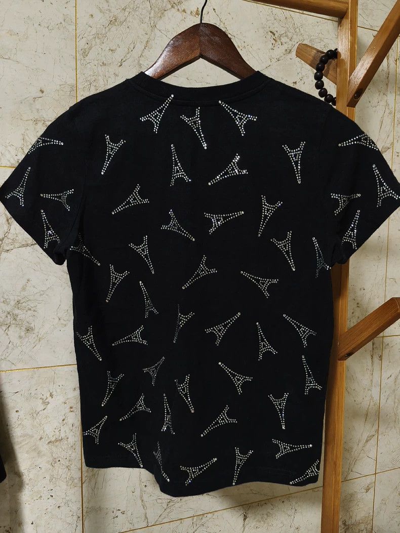 Balenciaga Balenciaga Rhinestone short sleeve T-shirt Size US S / EU 44-46 / 1 - 2 Thumbnail