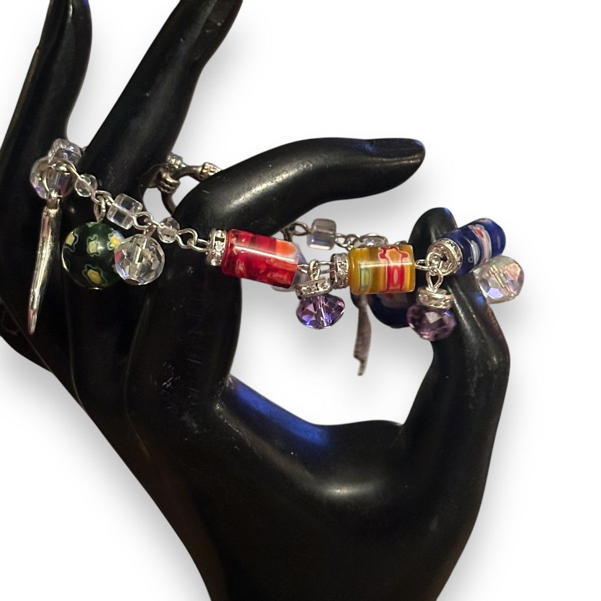 Other Lampwork bead charm toggle bracelet Size ONE SIZE - 2 Thumbnail