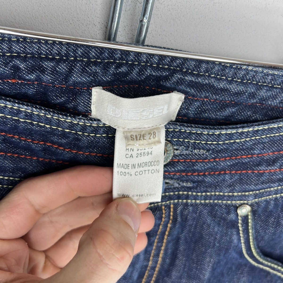 Diesel Vintage diesel mini skirt denim y2k mermaid pleated Size 28" / US 6 / IT 42 - 12 Thumbnail