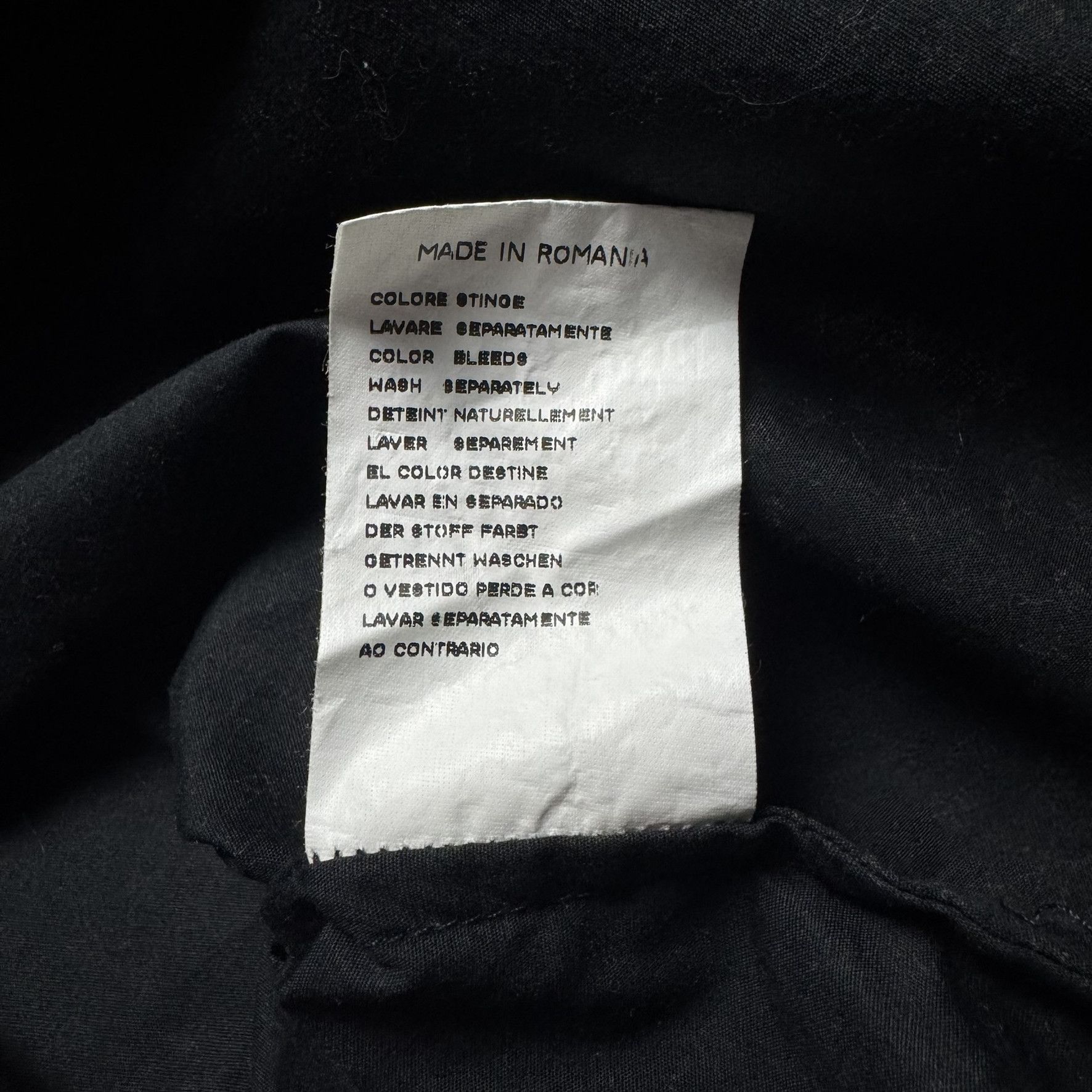Jean Paul Gaultier Rare Vintage Jean-Paul Gaultier Shirt black with stars Size US L / EU 52-54 / 3 - 9 Thumbnail