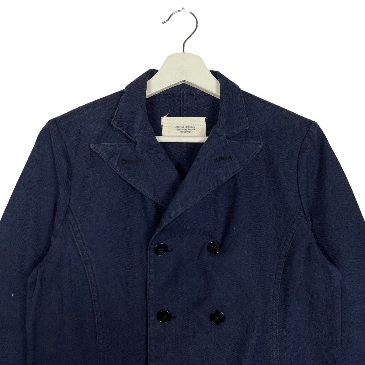 CABANE de ZUCCa 🔥 ZUCCA ISSEY MIYAKE NAVY USN JACKET Size US S / EU 44-46 / 1 - 3 Thumbnail