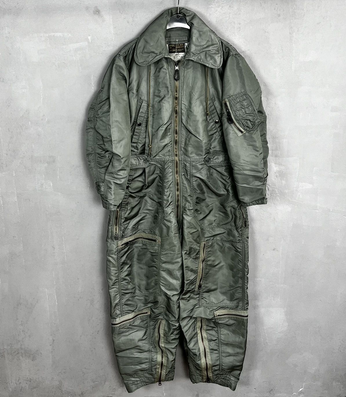 50's-60's us air force type cwu-1/p フライト Vintage Flight Suit Coveralls Type CWU-1/P Medium 50s 60s USAF