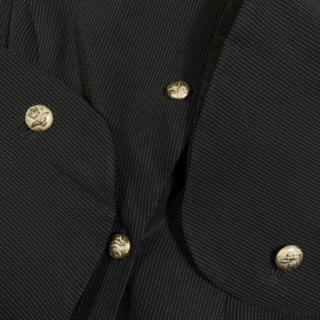 Giorgio Armani Vintage 90s Giorgio Armani Luxury Flared Napoleon Blazer Size M / US 6-8 / IT 42-44 - 19 Thumbnail