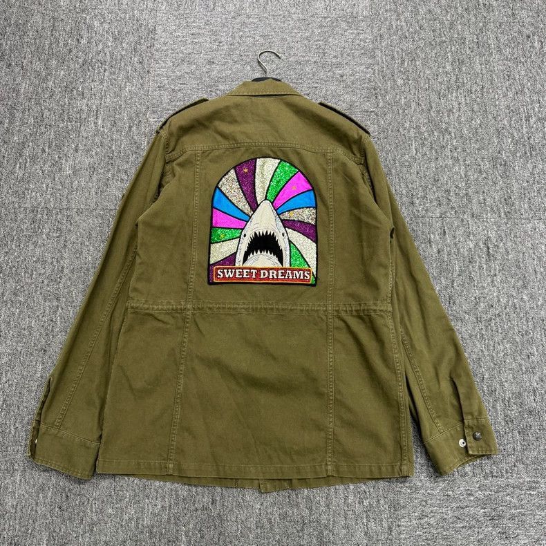 Saint Laurent Paris SLP Green Shark Sequin Jacket- Size US L / EU 52-54 / 3 - 5 Thumbnail
