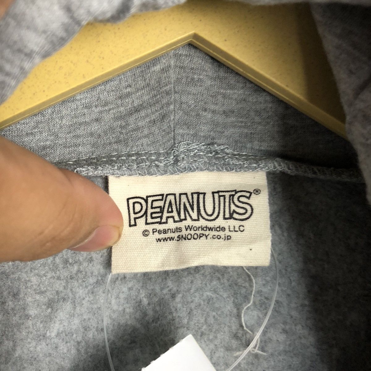 Peanuts 50th Peanuts Grey Hoodie sweatshirt #A670 Size US M / EU 48-50 / 2 - 10 Thumbnail