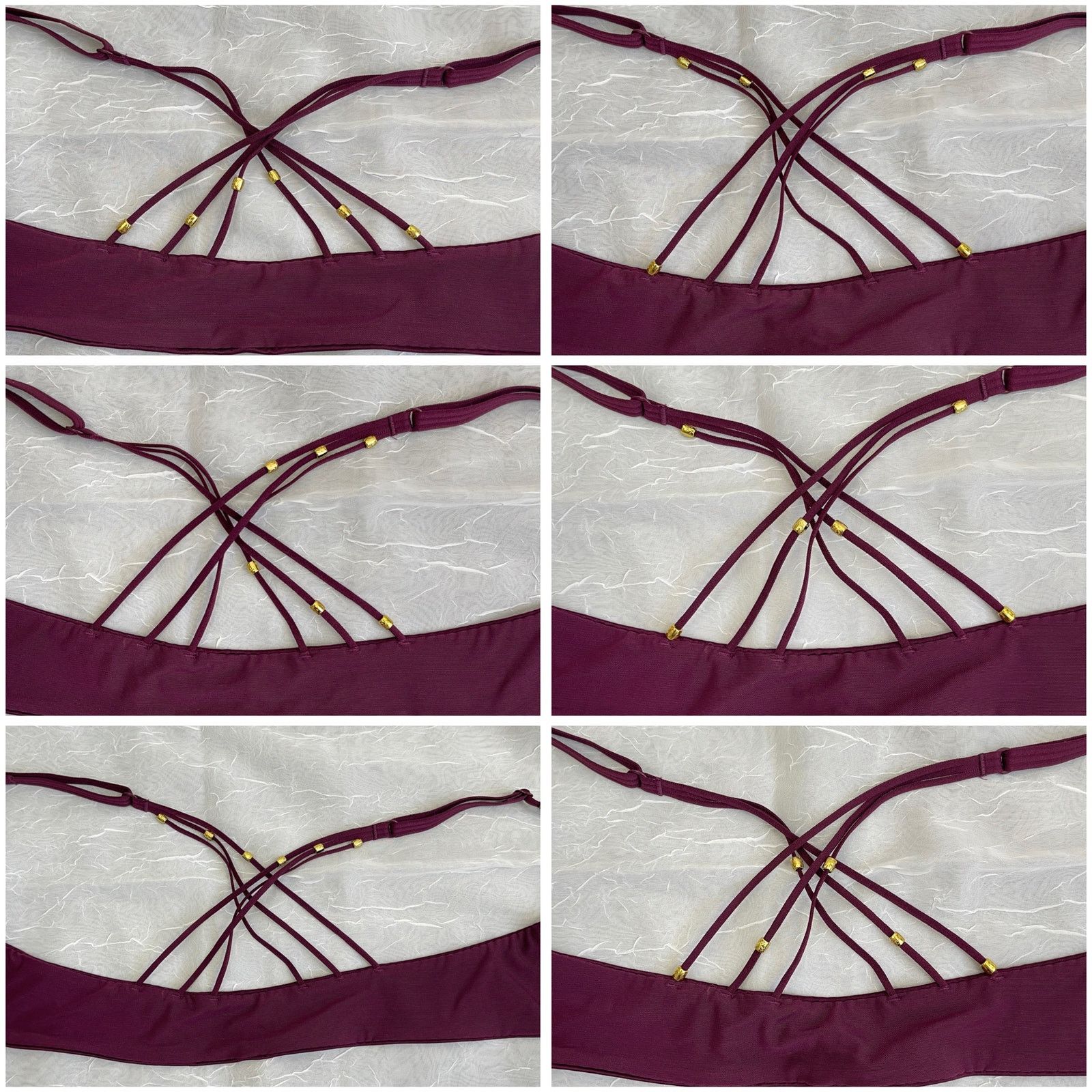 Victoria's Secret Victoria’s Secret Very Sexy Push Up Purple Gold 32 A NWT Size ONE SIZE - 18 Thumbnail