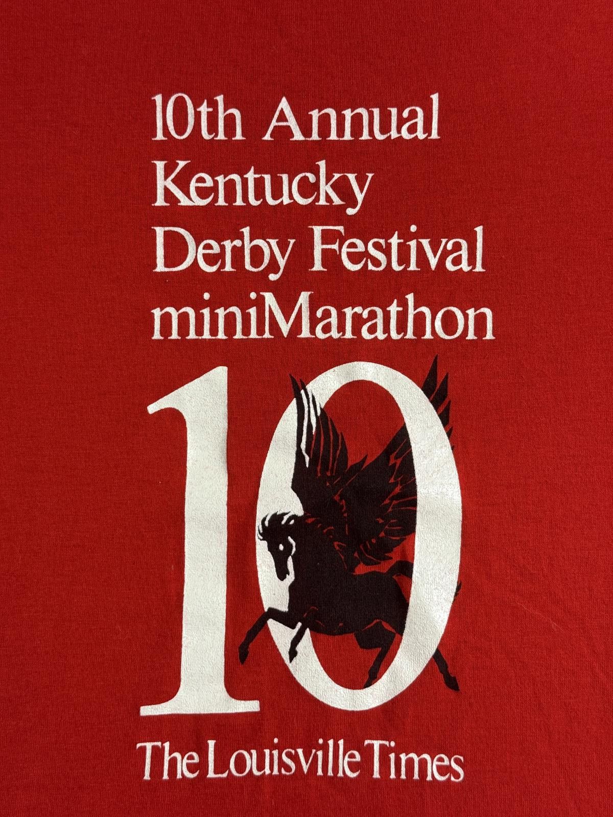 Salem Sportswear Vintage Kentucky Derby Festival T-shirt miniMarathon 1983 -L Size US L / EU 52-54 / 3 - 2 Thumbnail