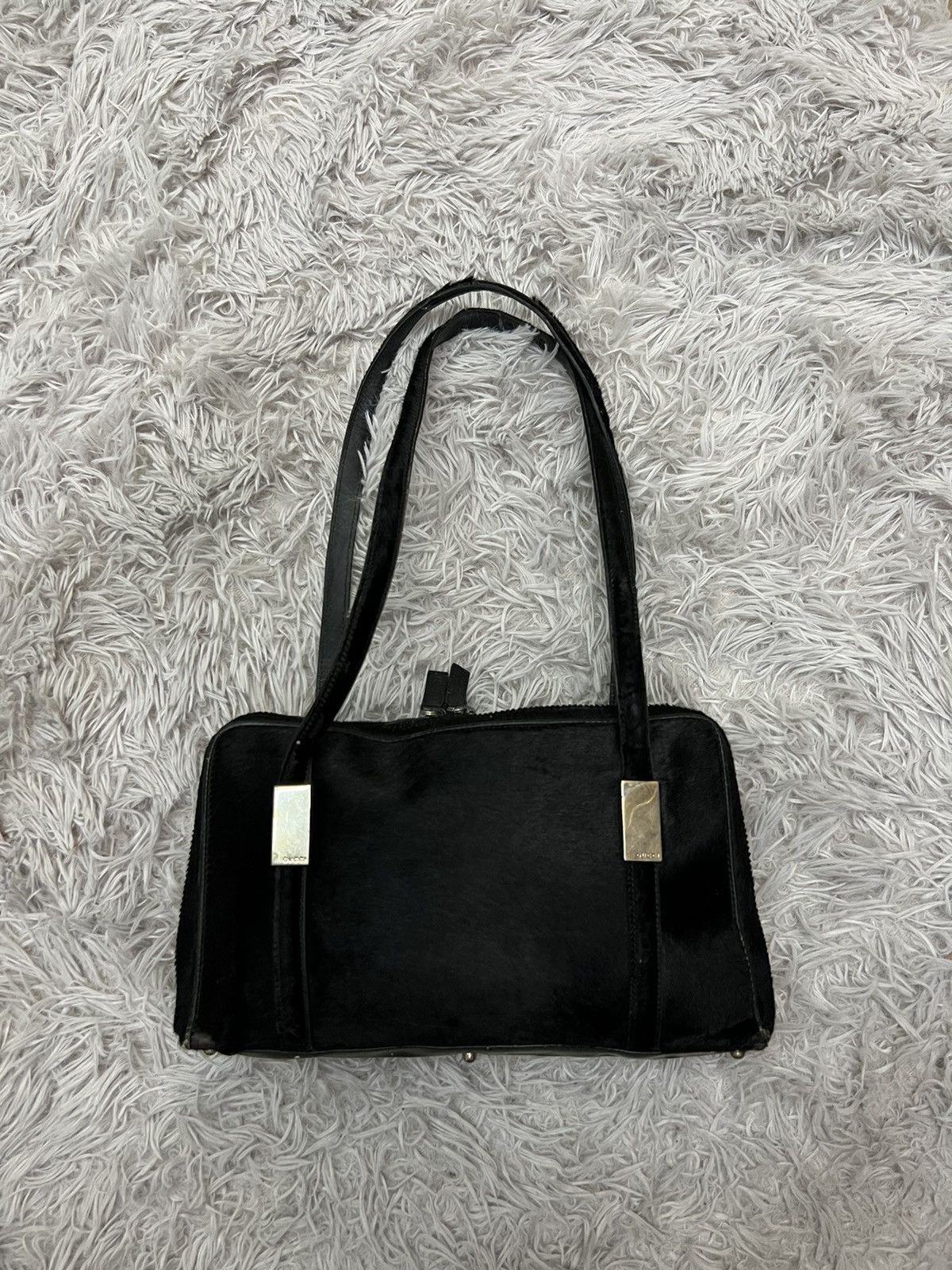 Gucci Vintage Gucci Pony Hair Shoulders Bag Size ONE SIZE - 4 Thumbnail