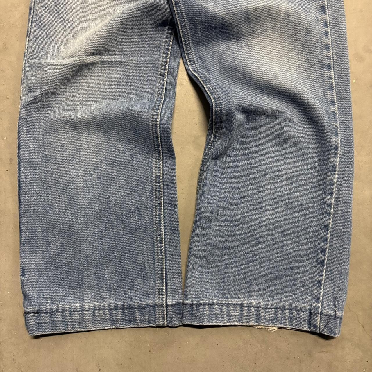 Japanese Brand × Vintage Vintage Y2K/2000s Baggy Tall Medium Wash Jaguar Denim Jeans! Size US 34 / EU 50 - 3 Thumbnail