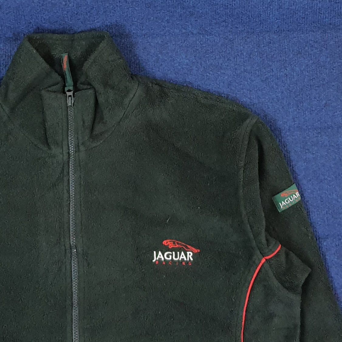 Vintage Vintage Jaguar Racing Outdoor Fleece Jacket C227N10 Size US XL / EU 56 / 4 - 2 Thumbnail