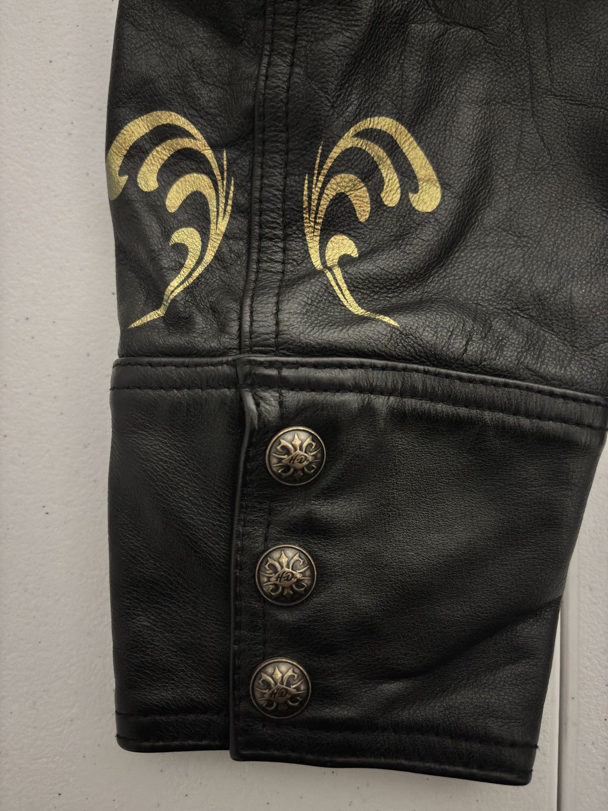 Harley Davidson Harley-Davidson Tribal Leather Jacket Size M / US 6-8 / IT 42-44 - 4 Thumbnail